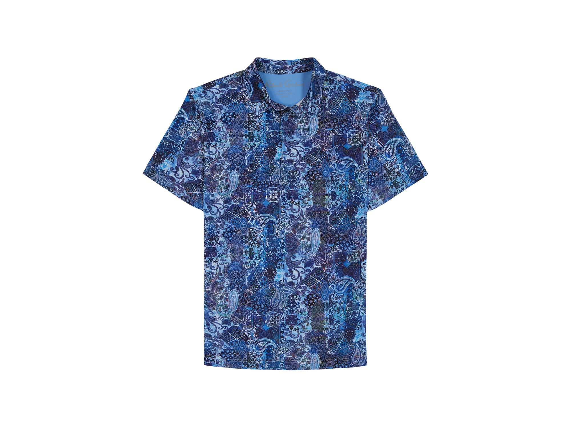 Brettman Short Sleeve Knit Polo Shirt — Image 4