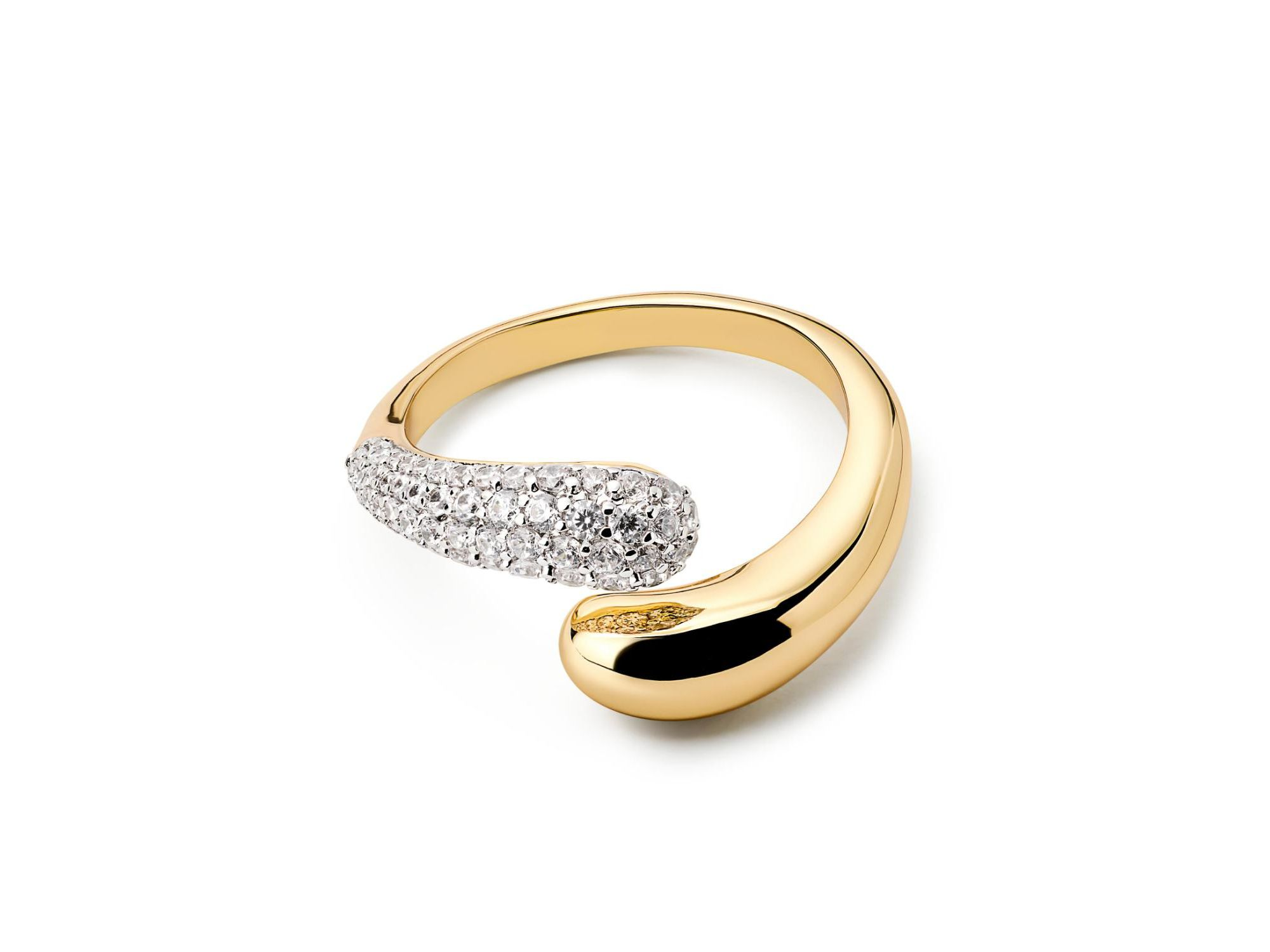 Toby Brass Gold Band Ring — Image 6