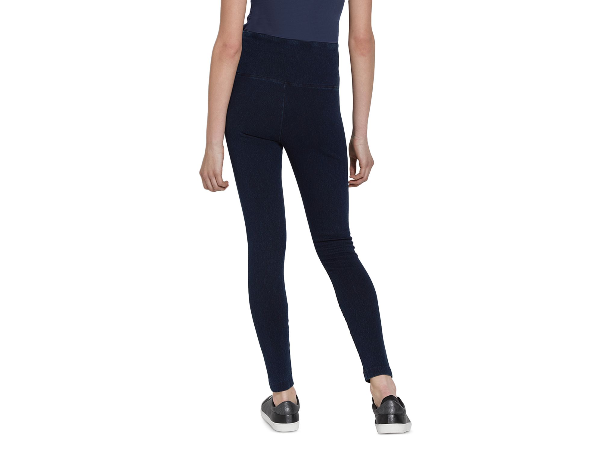 High Waist Denim Leggings — Image 3