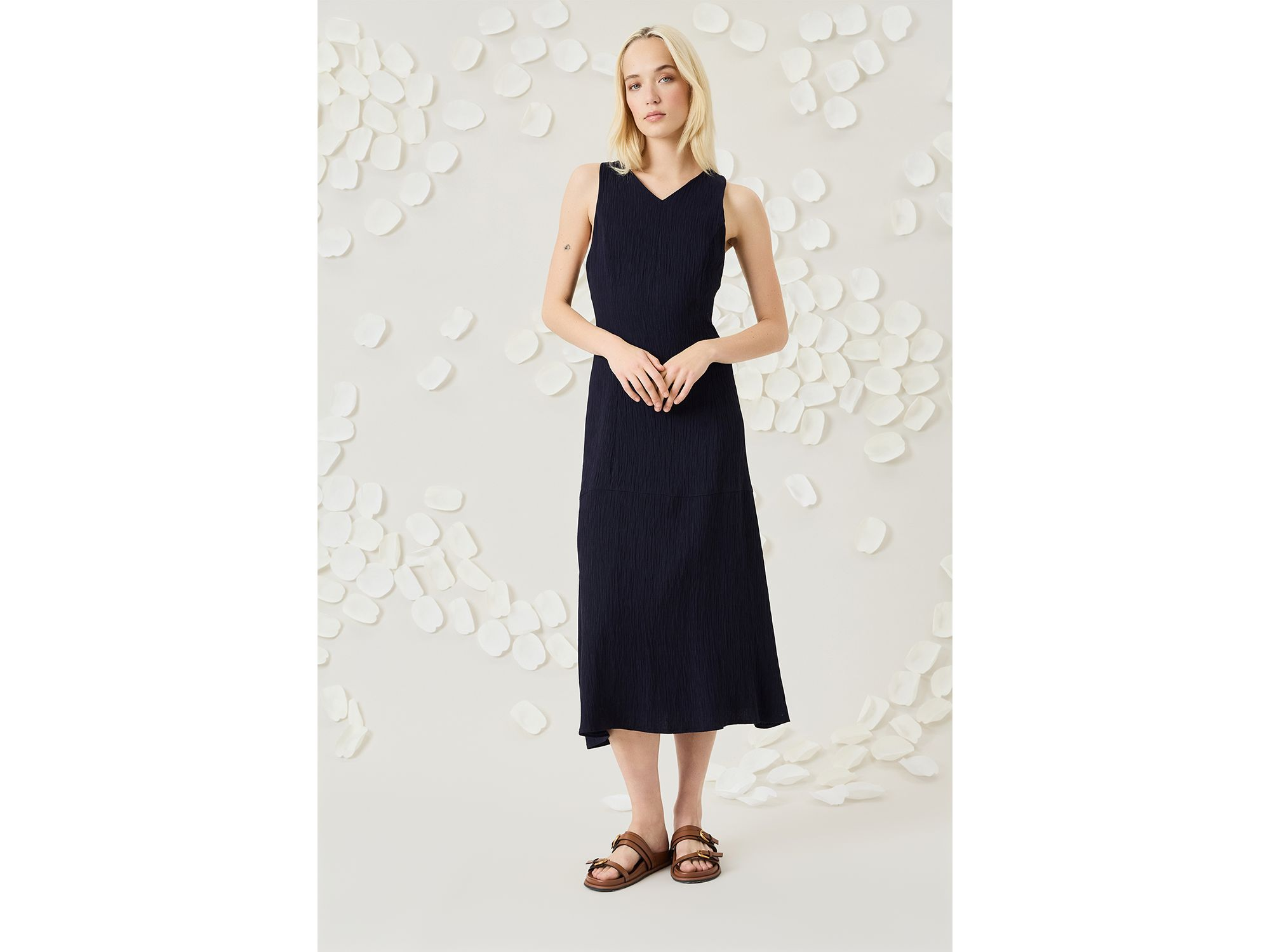 Textured Midi Dress — Image 4