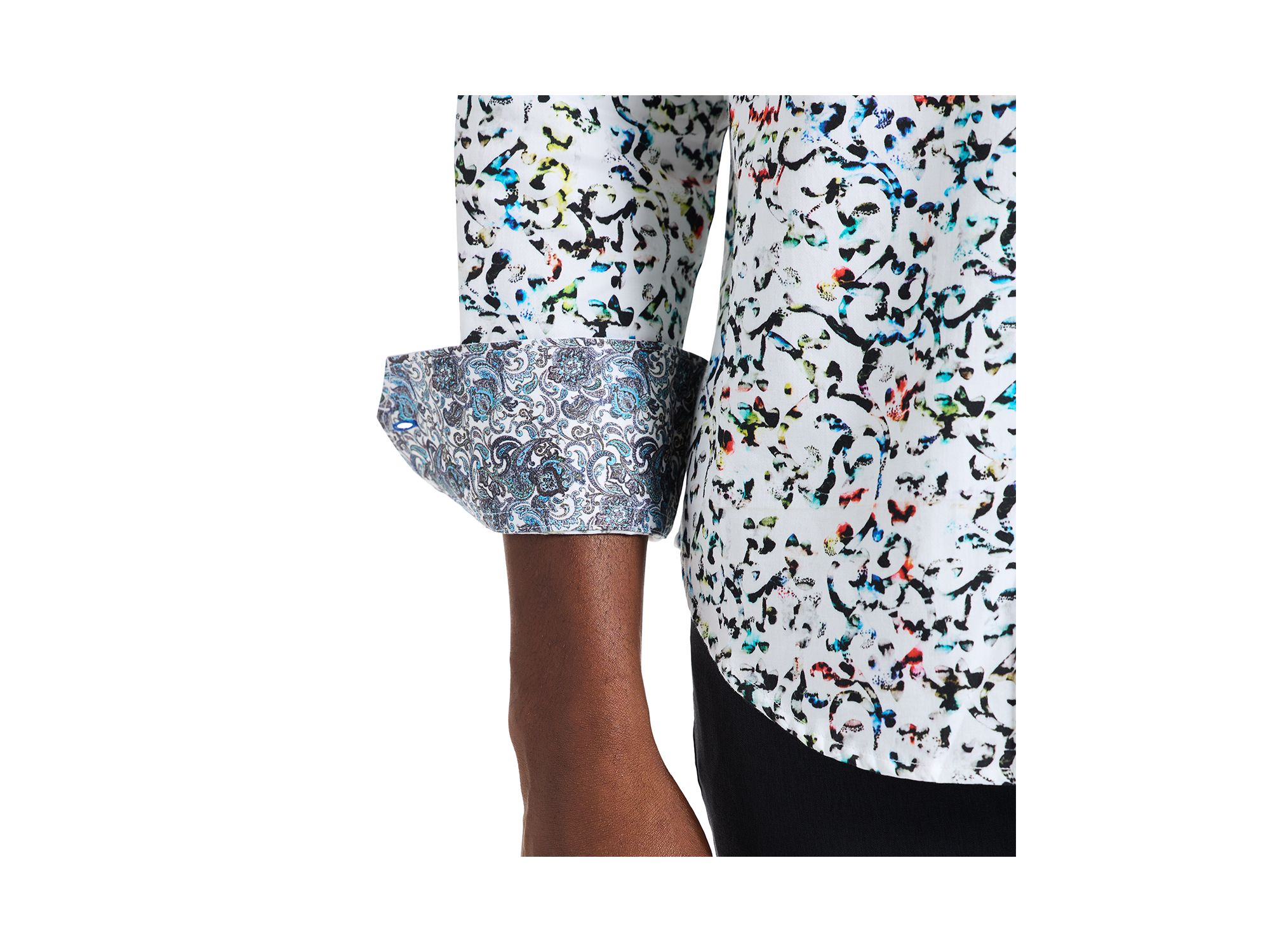 Lazlo Long Sleeve Woven Shirt — Image 4