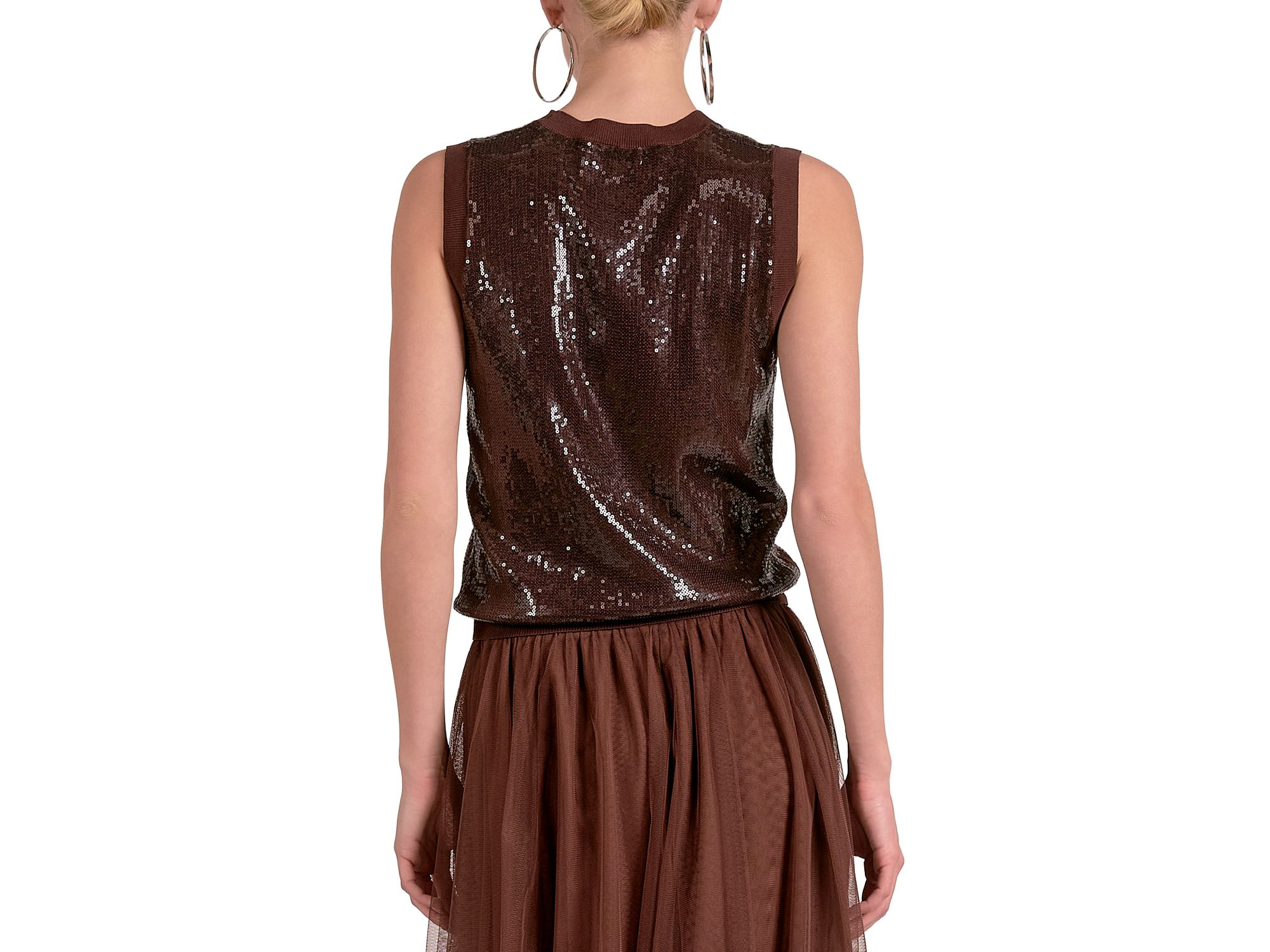 Sequinned Tank Top — Image 3