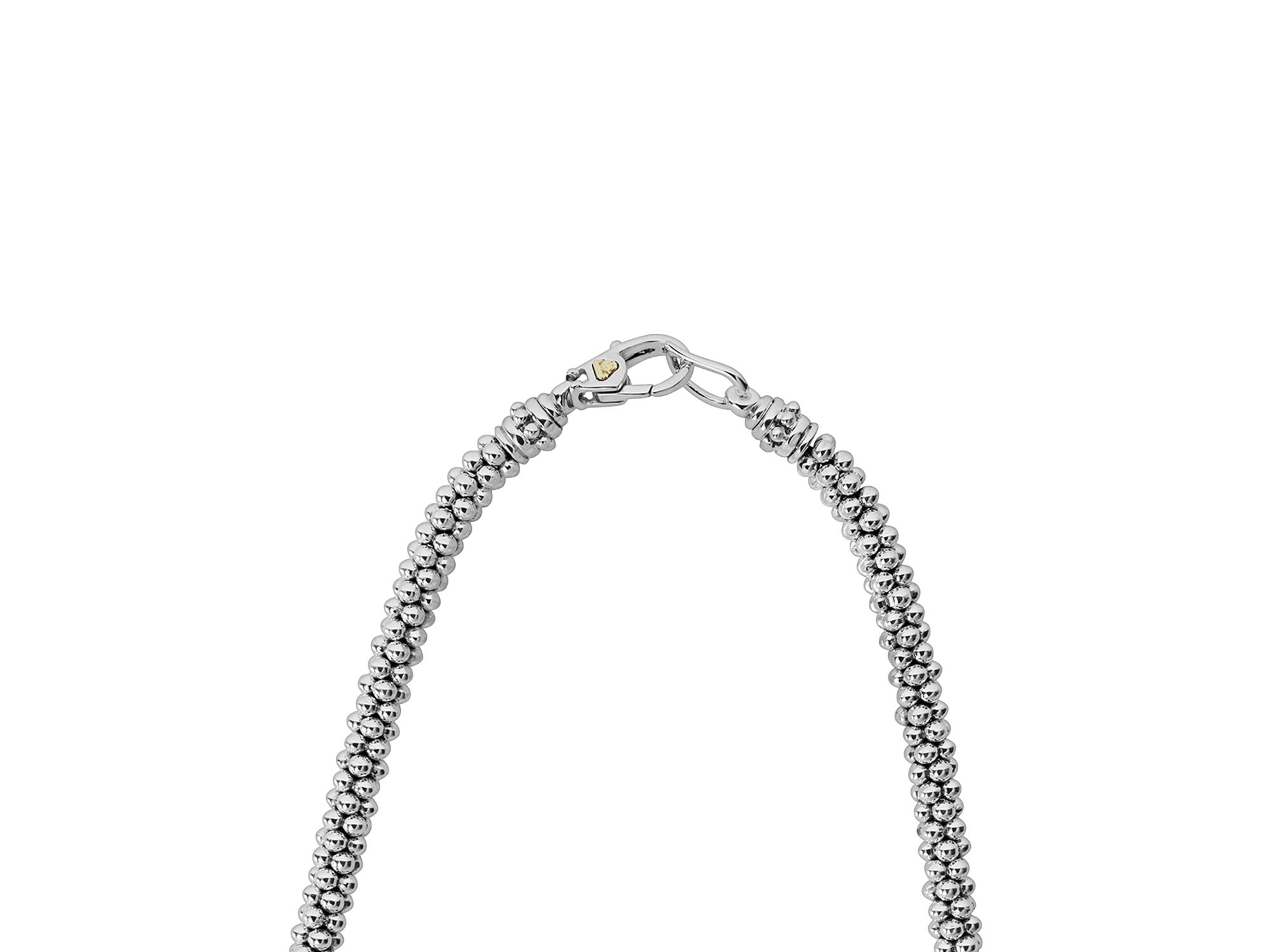18K Gold & Sterling Silver Diamond Lux Collar Necklace, 18" — Image 3