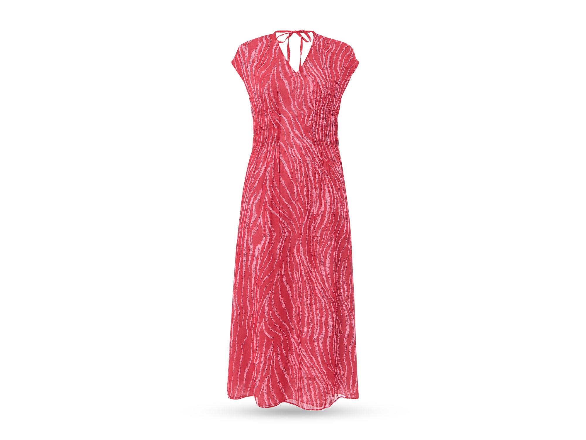Zebra Texture Midi Dress — Image 6