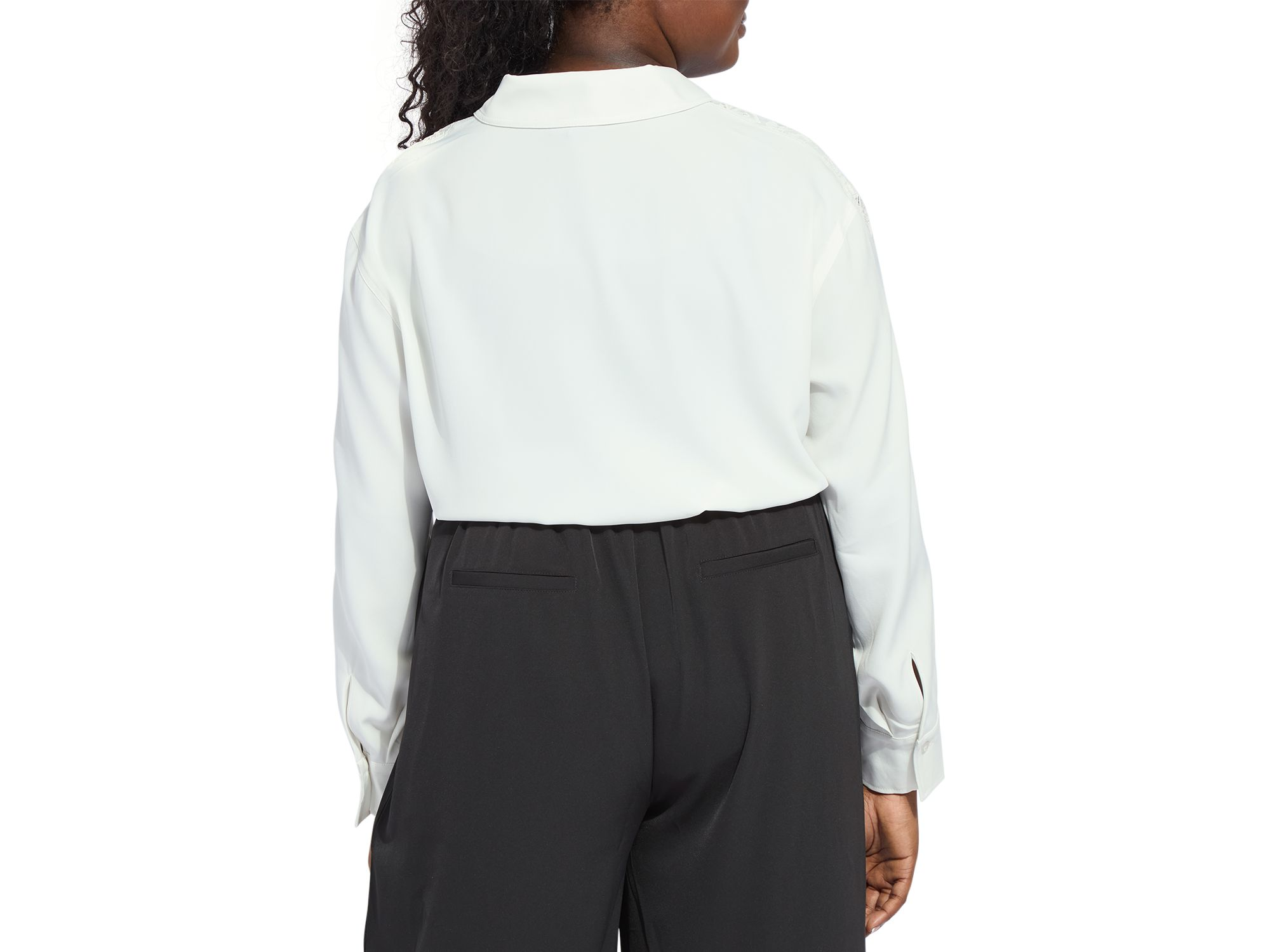 Natasha Lace Trim Shirt — Image 4