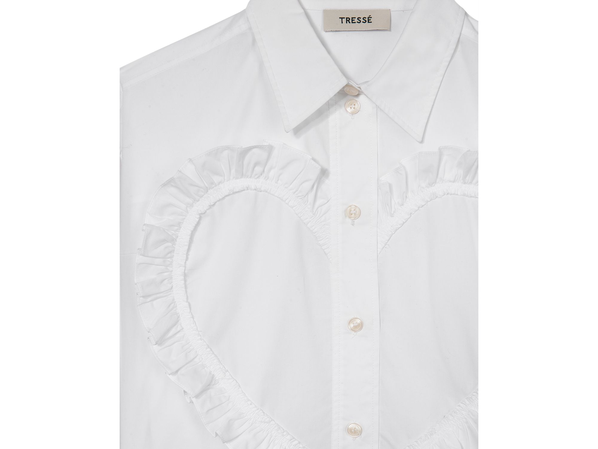 Heart Shaped Ruffle Shirt — Image 4