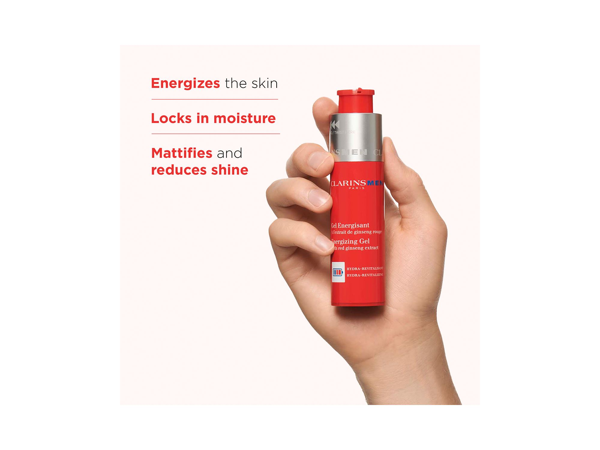 Men Energizing Gel Moisturizer 1.7 oz. — Image 5