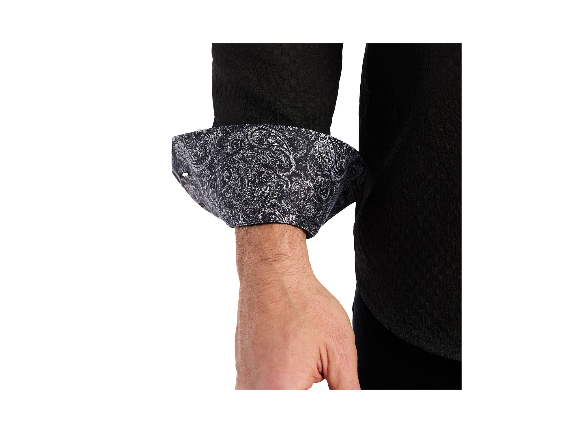 Devonshire Long Sleeve Woven Shirt — Image 3