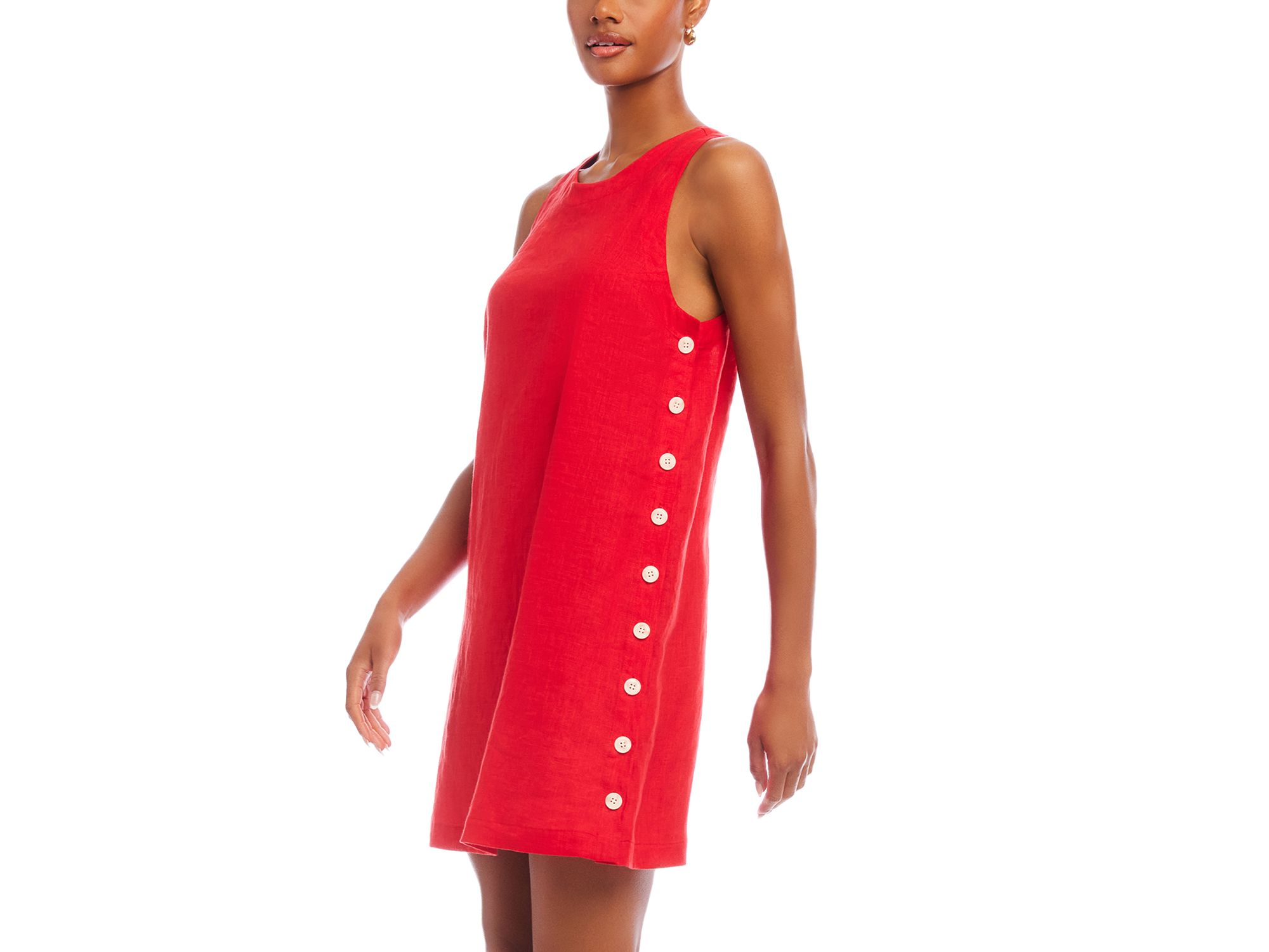 Clarice Side Button Shift Dress — Image 4
