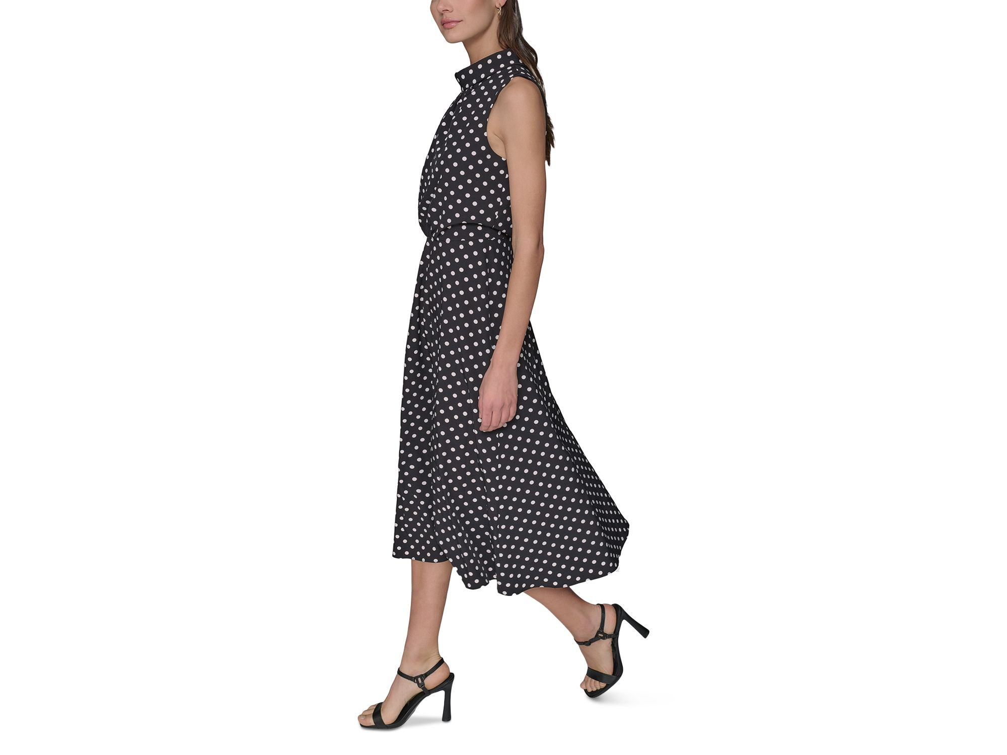Mock Neck Midi Dress — Image 5