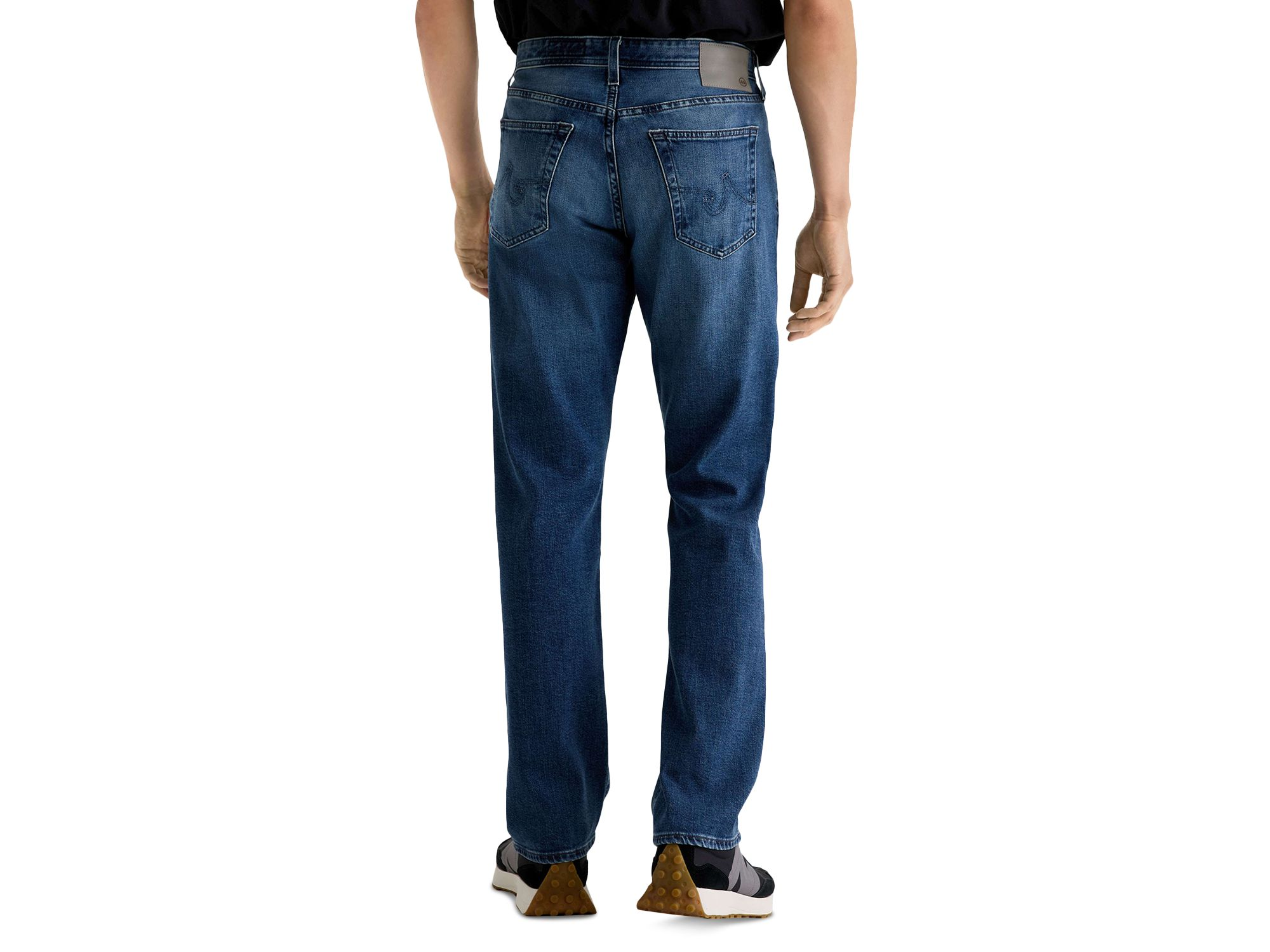 Protege Classic Straight Fit Jeans in Palms Blue — Image 5