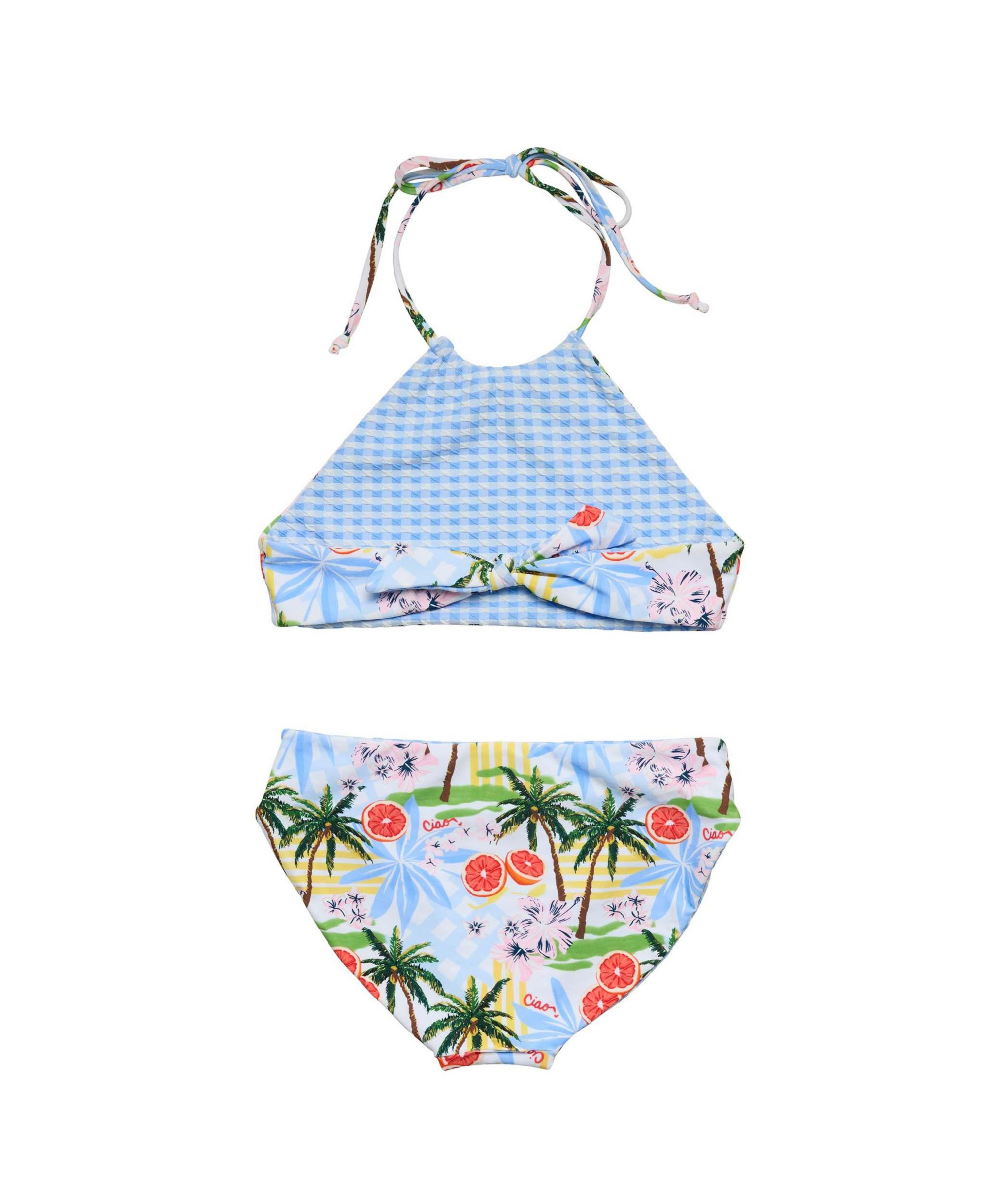 Girls' Ciao Paradiso Reversible Halter Bikini - Little Kid, Big Kid — Image 4