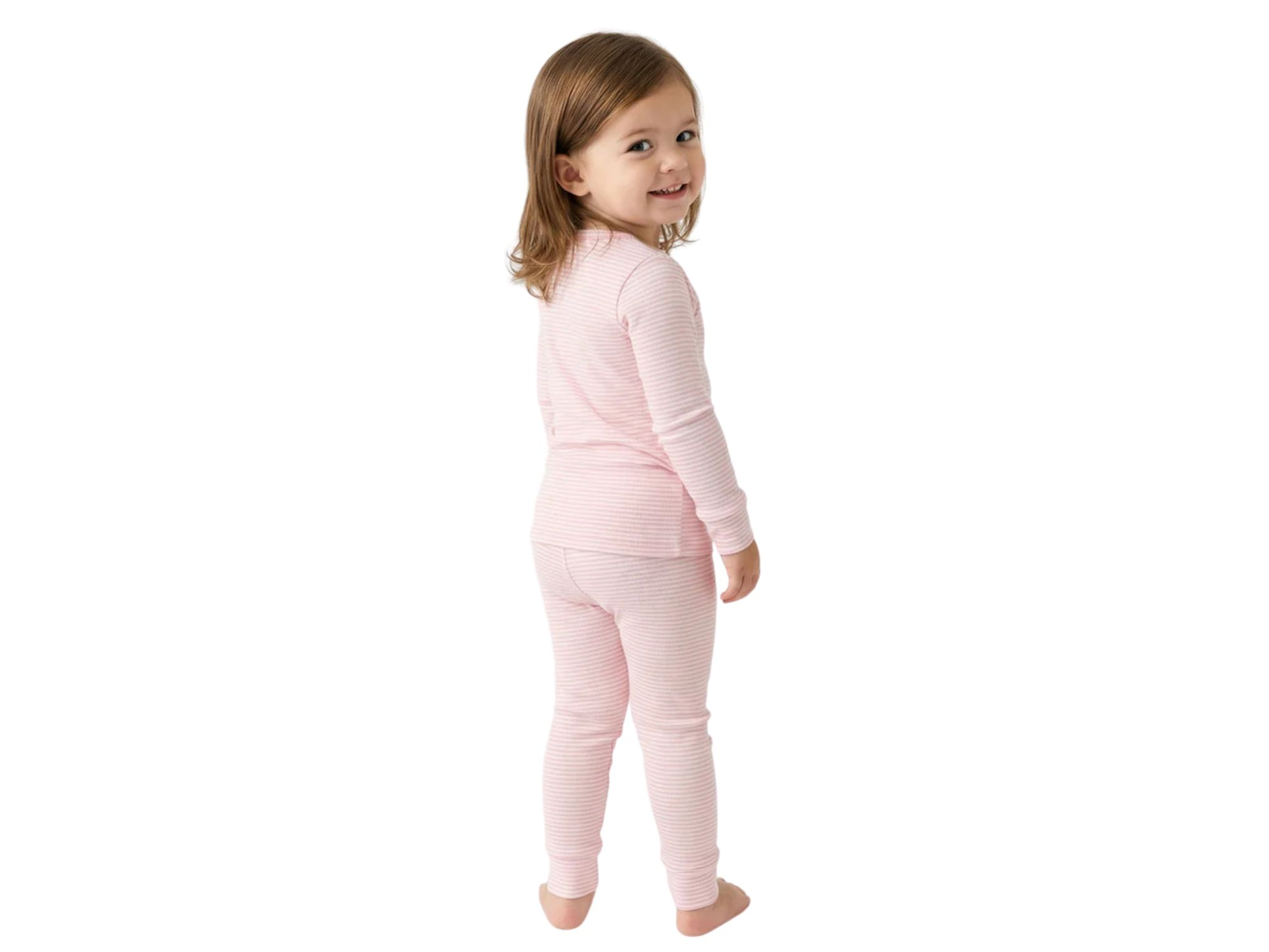Girls' Peony Stripe Pajama Set - Baby, Little Kid — Image 5