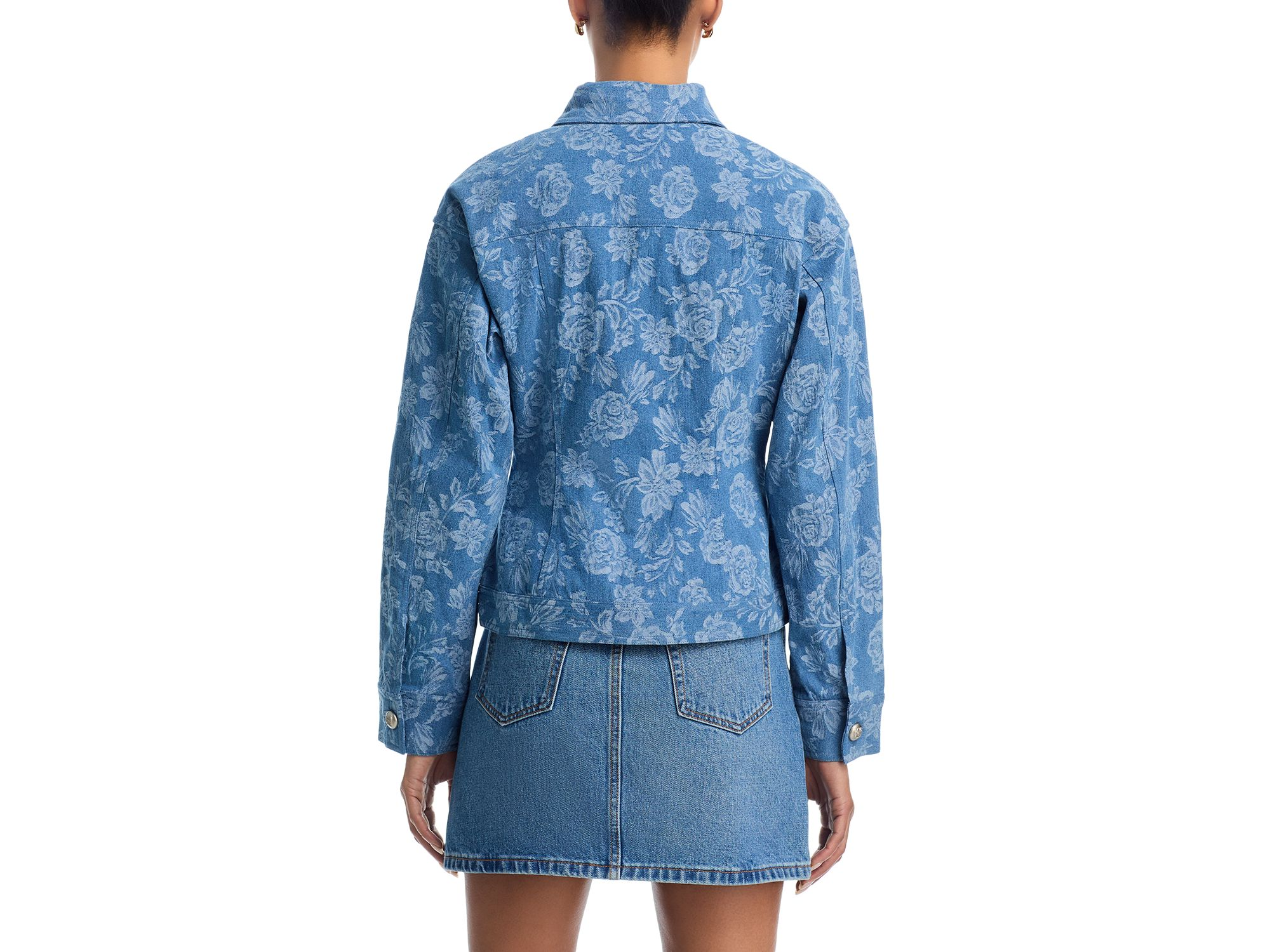 Denim Jacquard Jacket - Exclusive — Image 4
