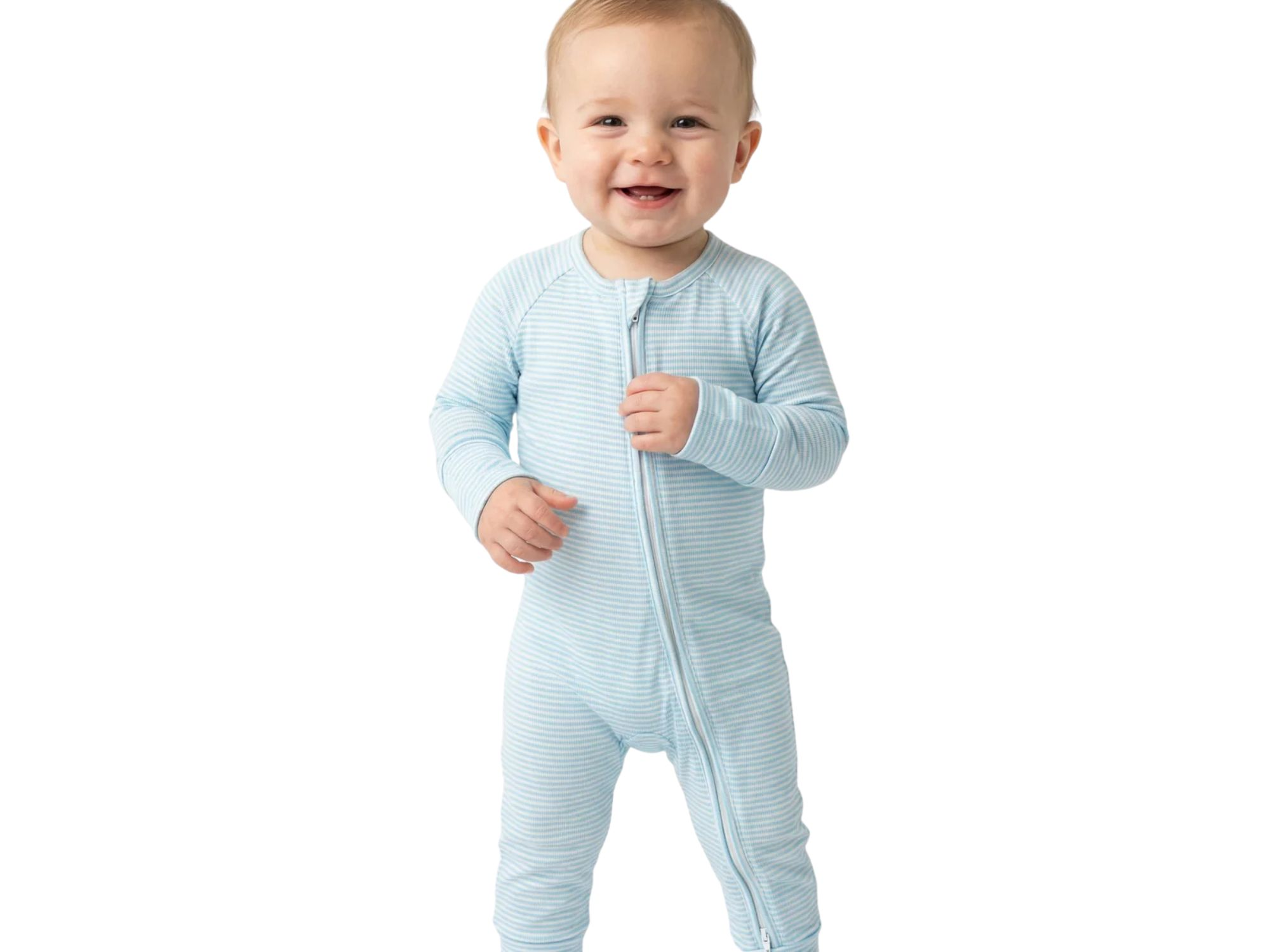 Boys' Seaside Stripe Bamboo Sleeper - Baby — Image 6