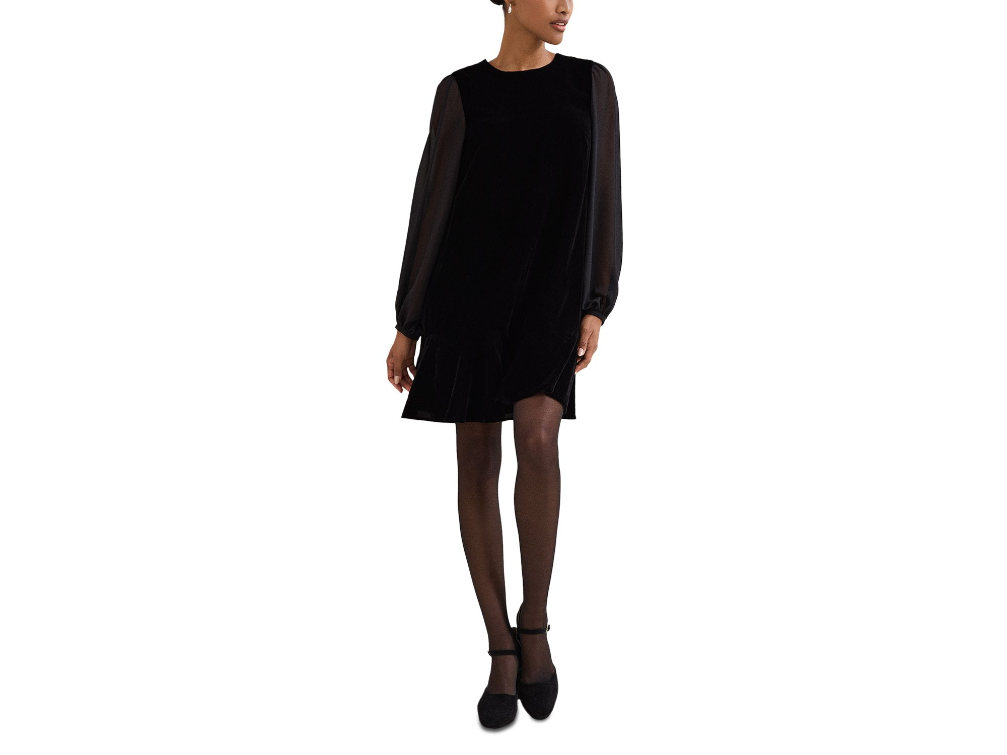 Velvet Swing Dress — Image 6