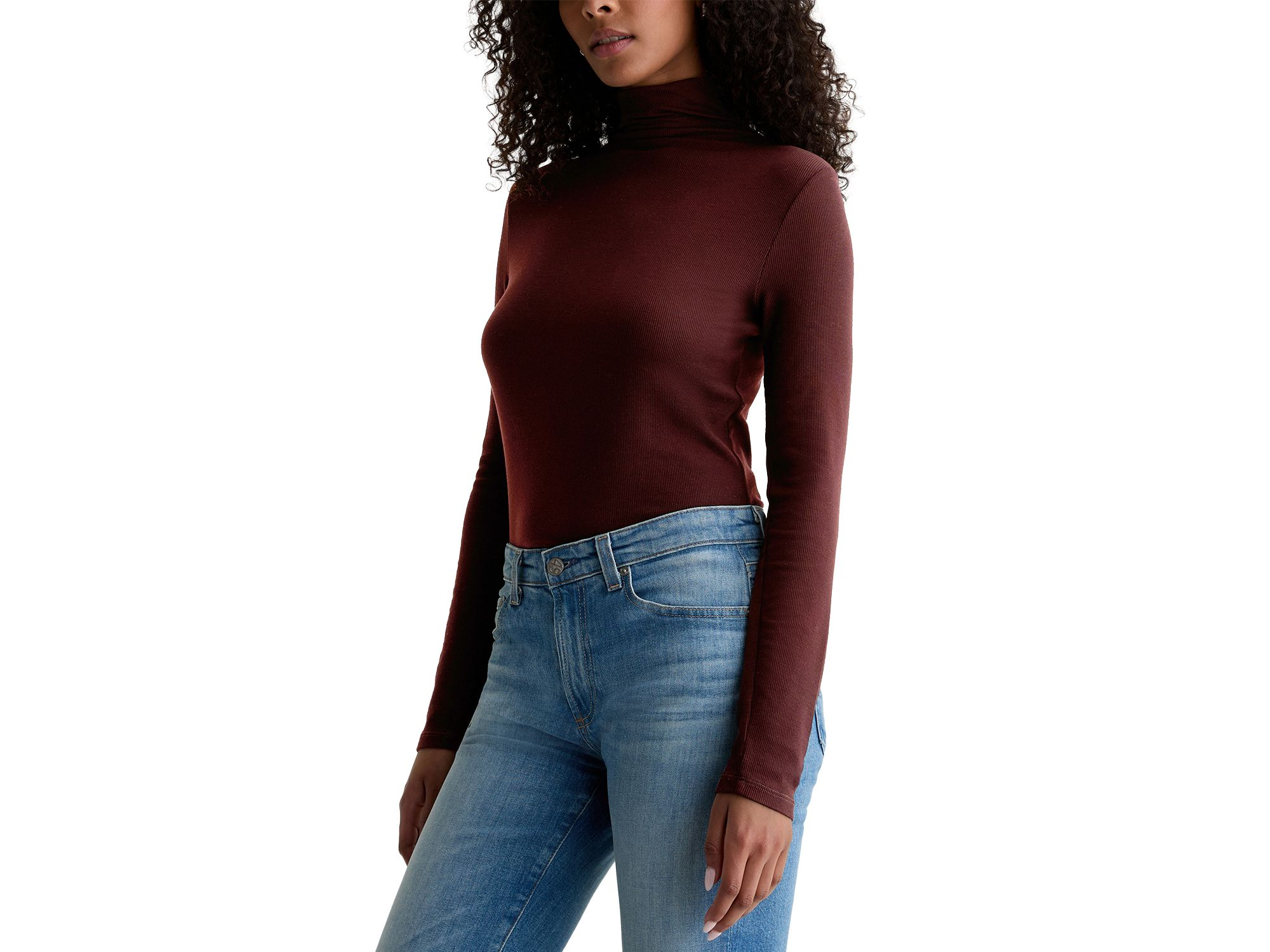 The Chels Long Sleeve Ribbed Turtleneck — Image 4