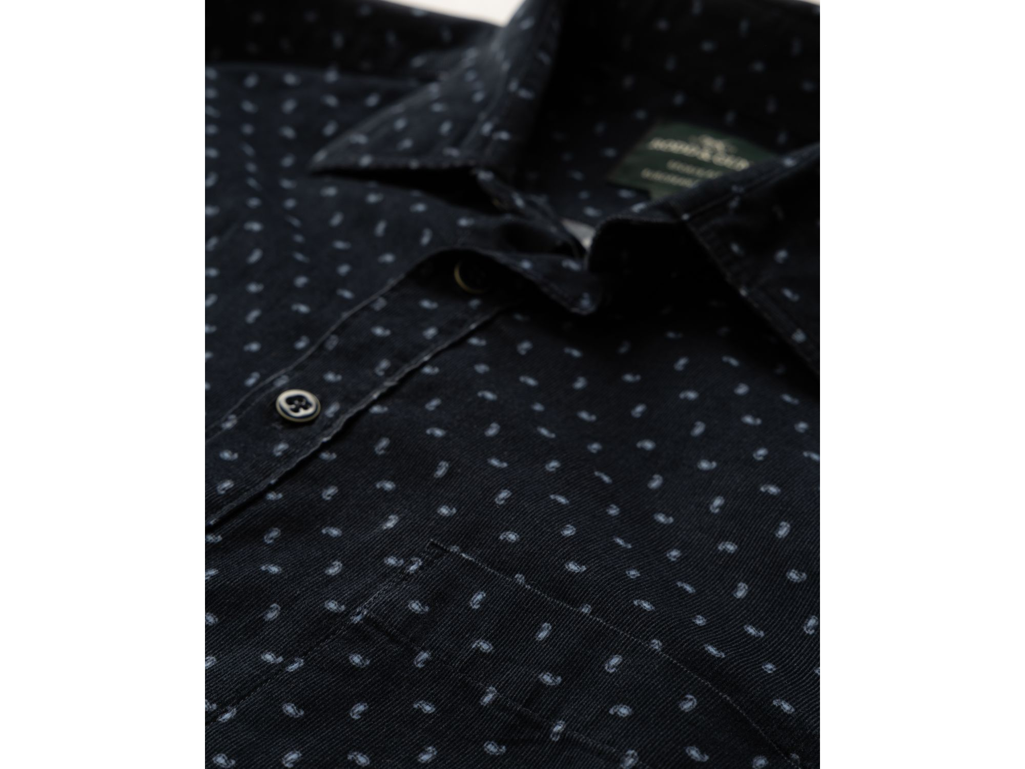 Harrington Long Sleeve Sports Fit Shirt — Image 3