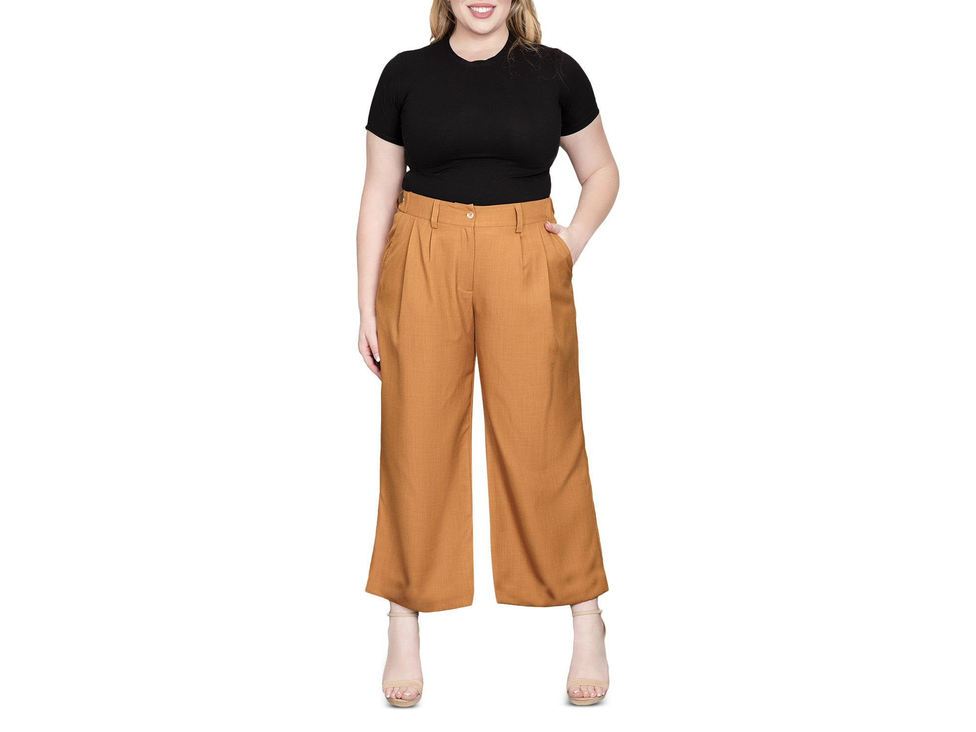 Wide Leg Palazzo Pants — Image 3