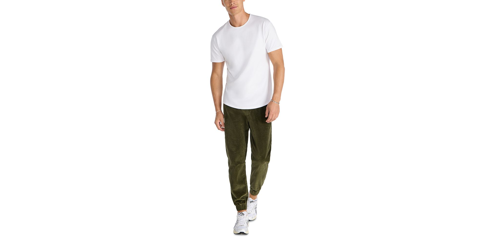 Relaxed Fit Corduroy Joggers — Image 8