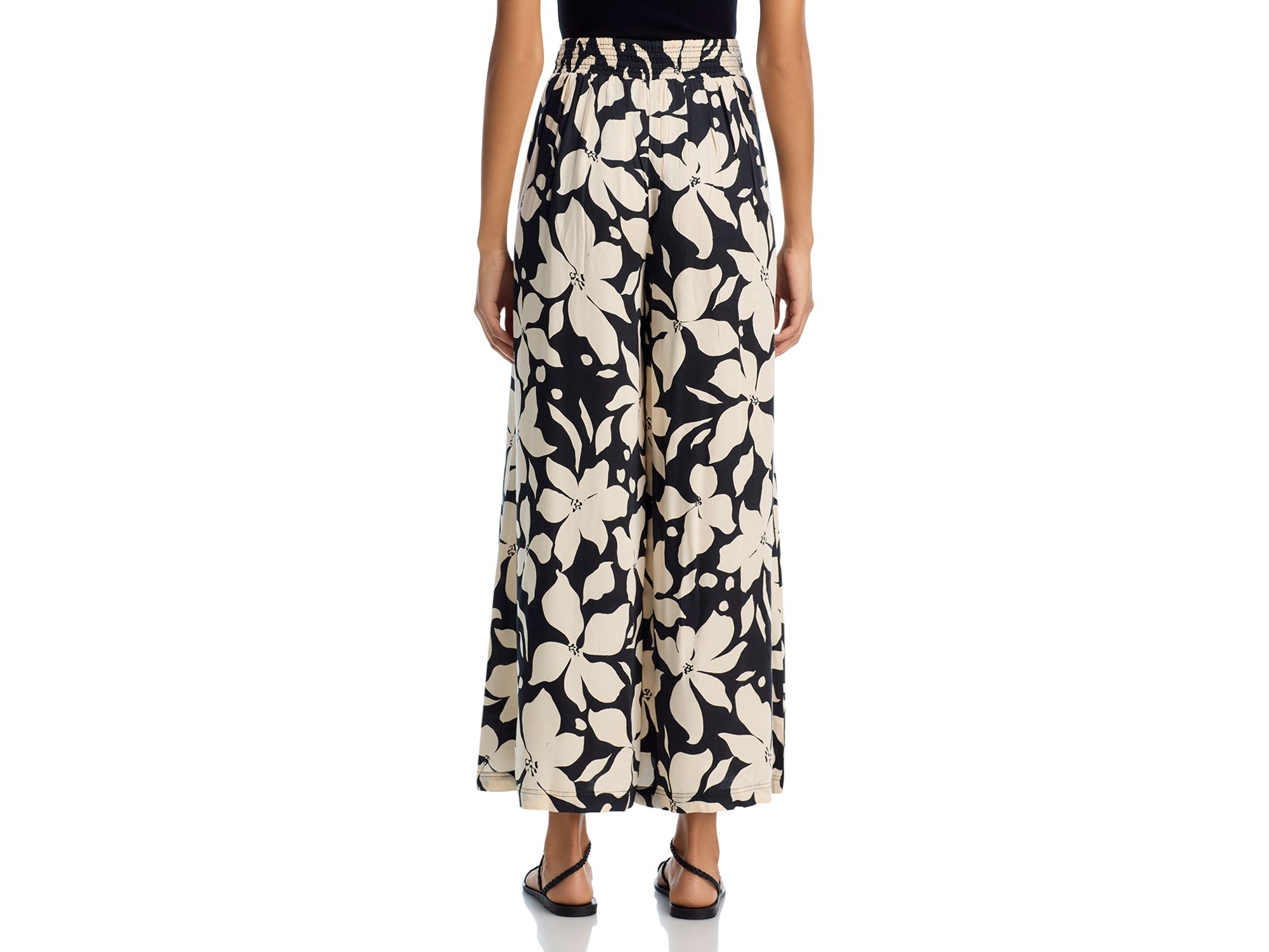 Floral Wide Leg Pants - Exclusive — Image 3