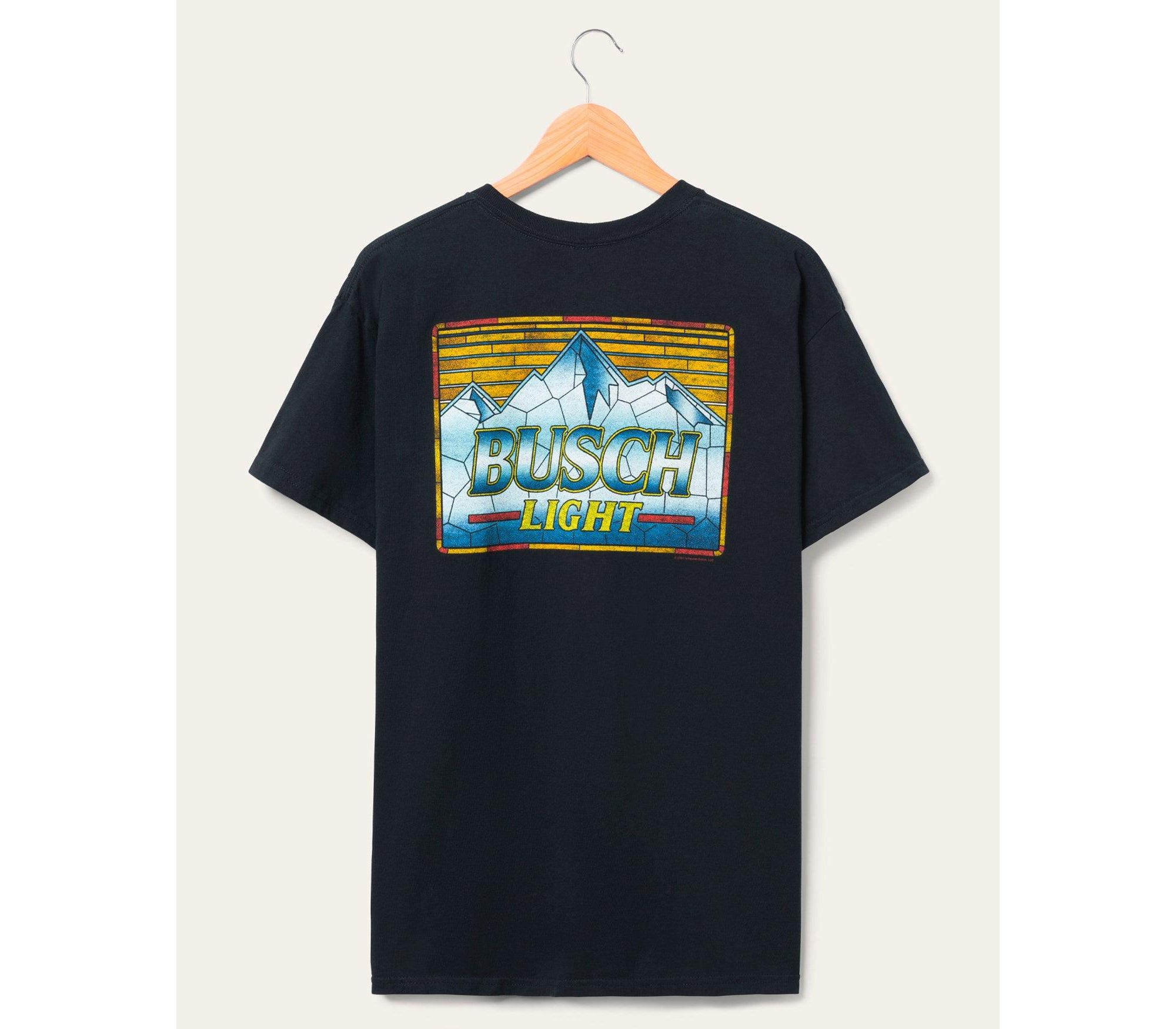 Unisex Busch Light Stain Glass Flea Market Tee — Image 3