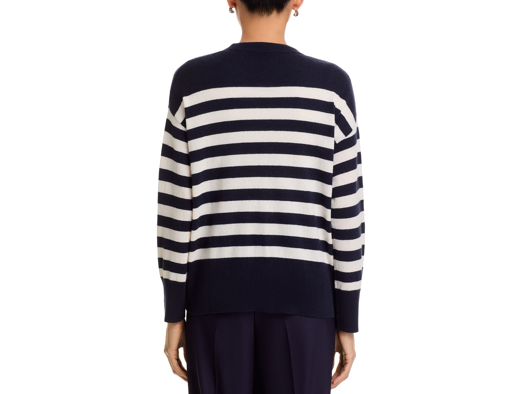 Cashmere V Neck Cardigan Sweater - Exclusive — Image 3