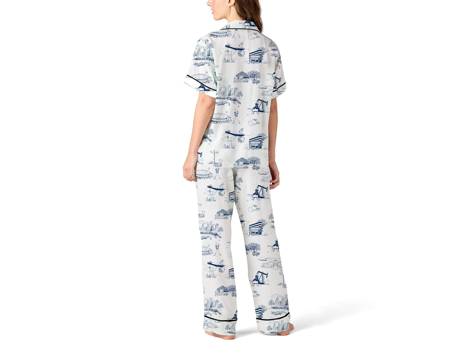 Houston Toile Pajama Pants Set — Image 3
