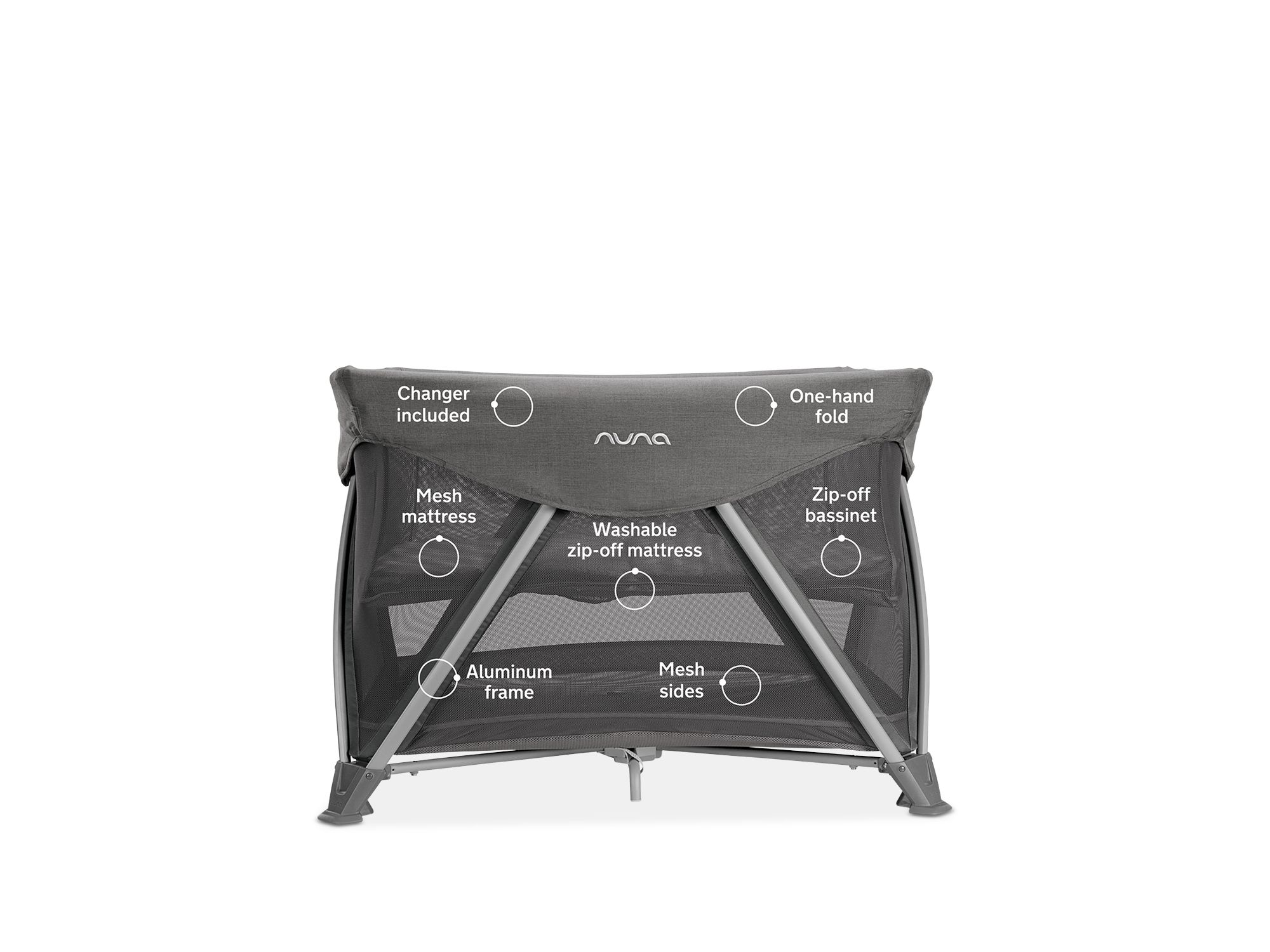 SENA™ aire Play Yard & Travel Crib + SENA™ series changer — Image 7