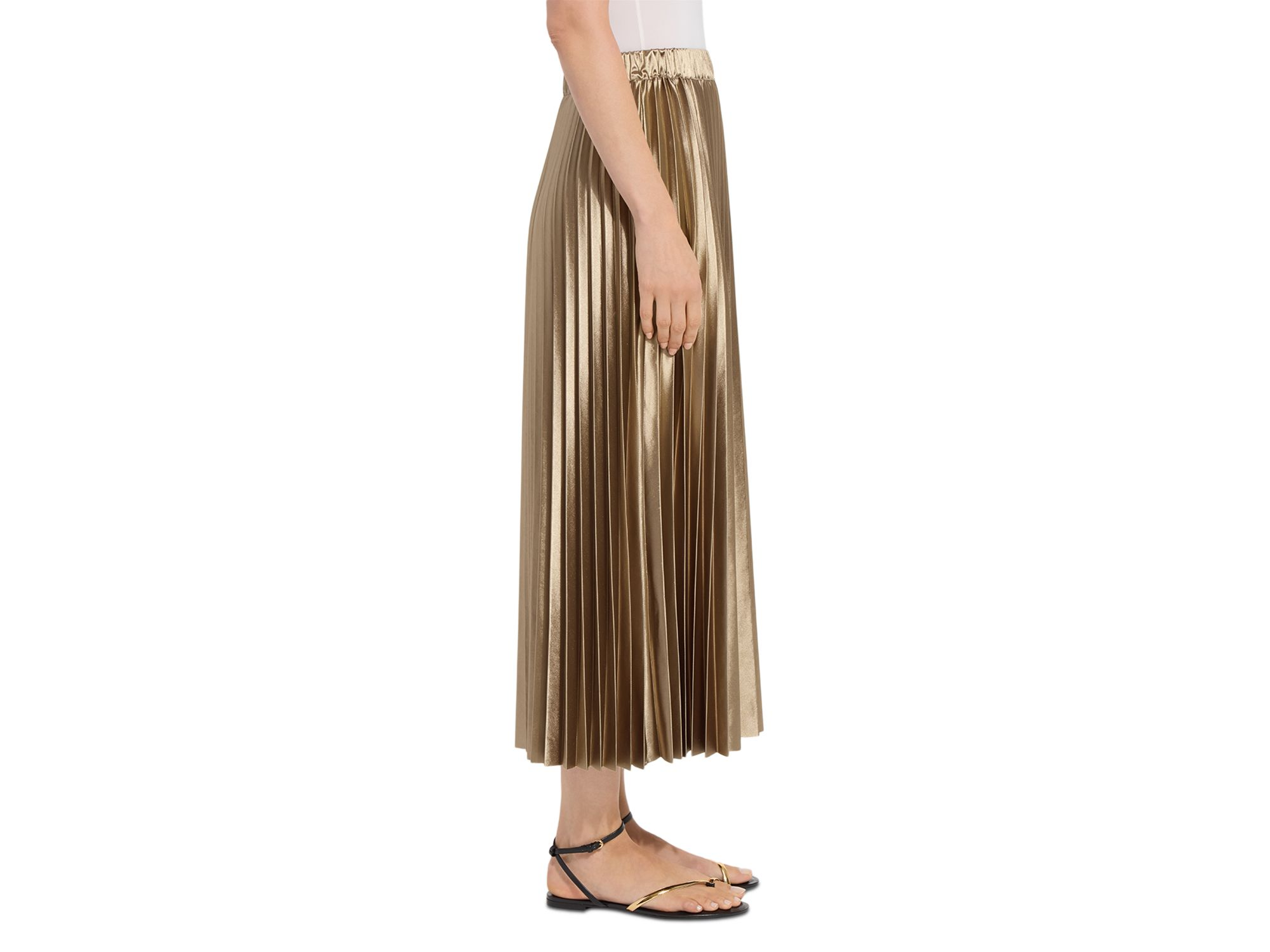 Nina Pleated Midi Skirt — Image 5
