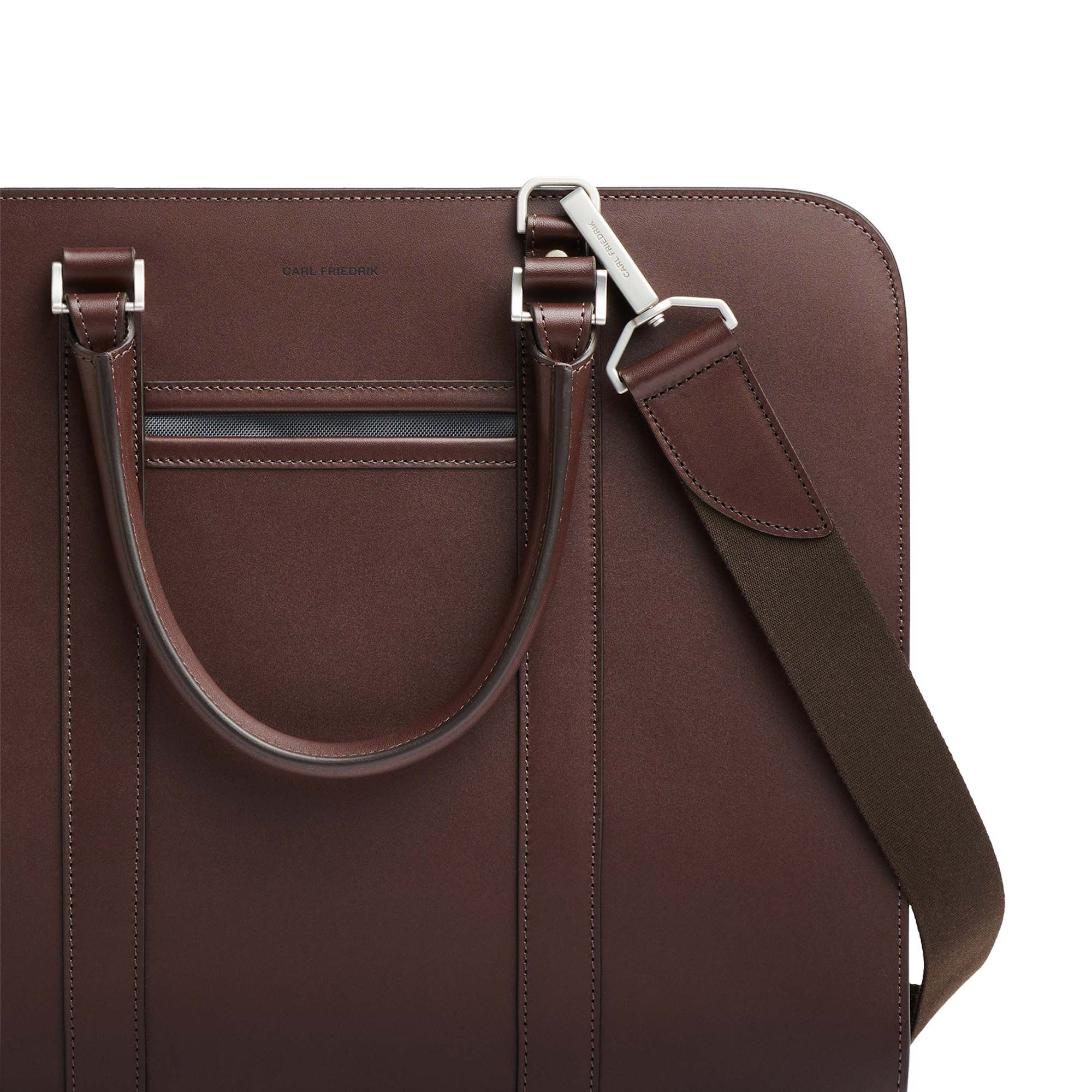 Palissy Double Leather Briefcase — Image 3