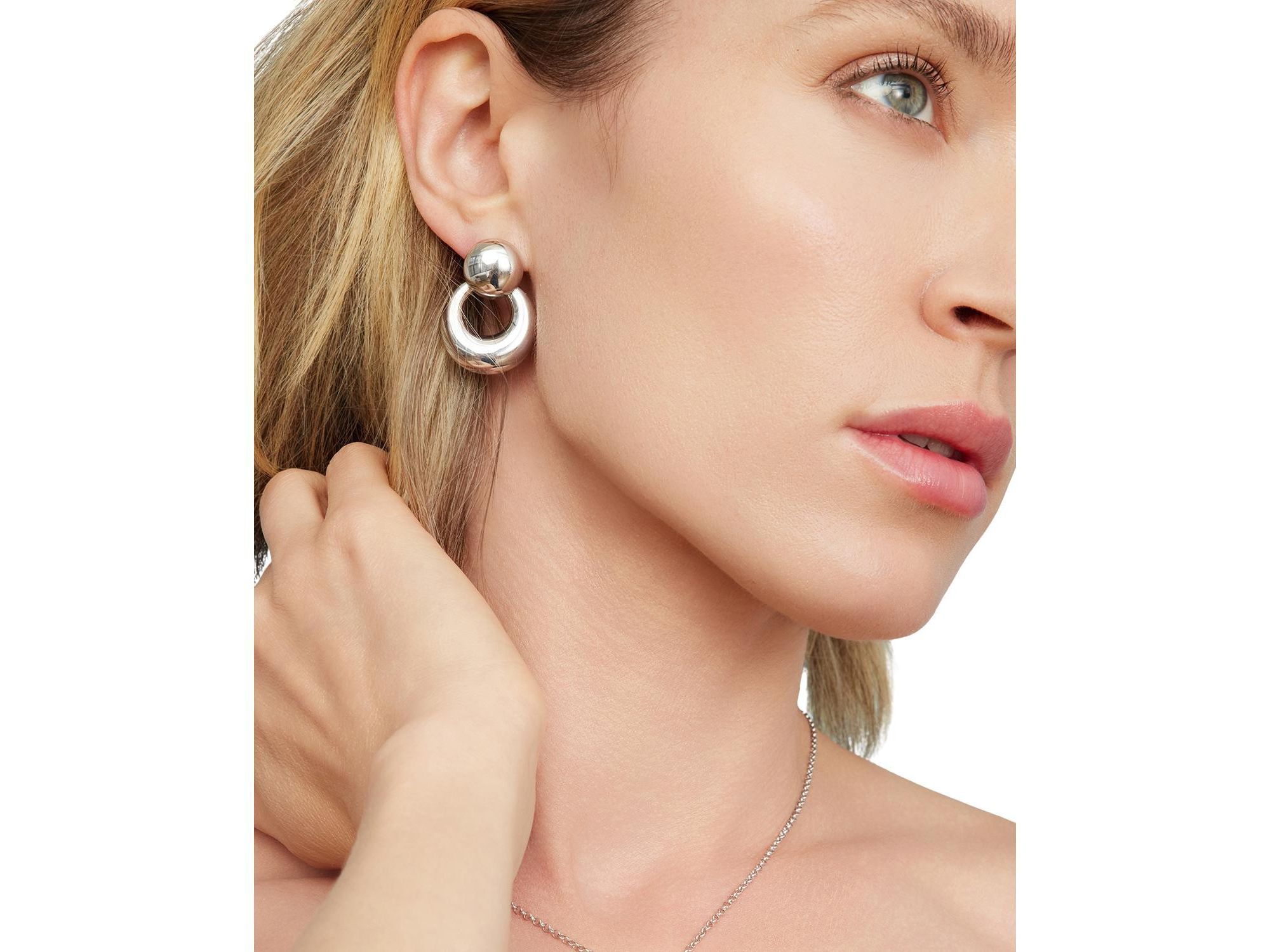 Sterling In My Orbit Drop Earrings — Image 3