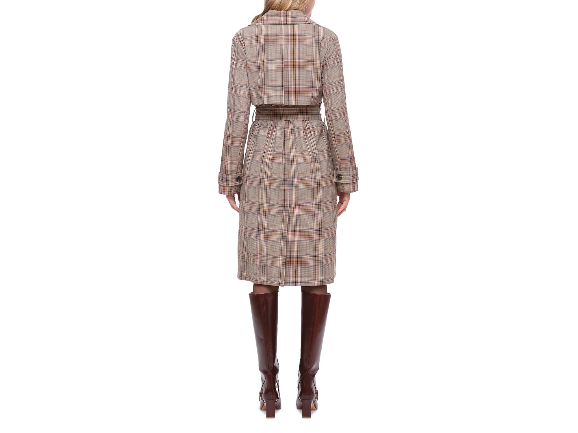 Plaid City Trench Coat — Image 4