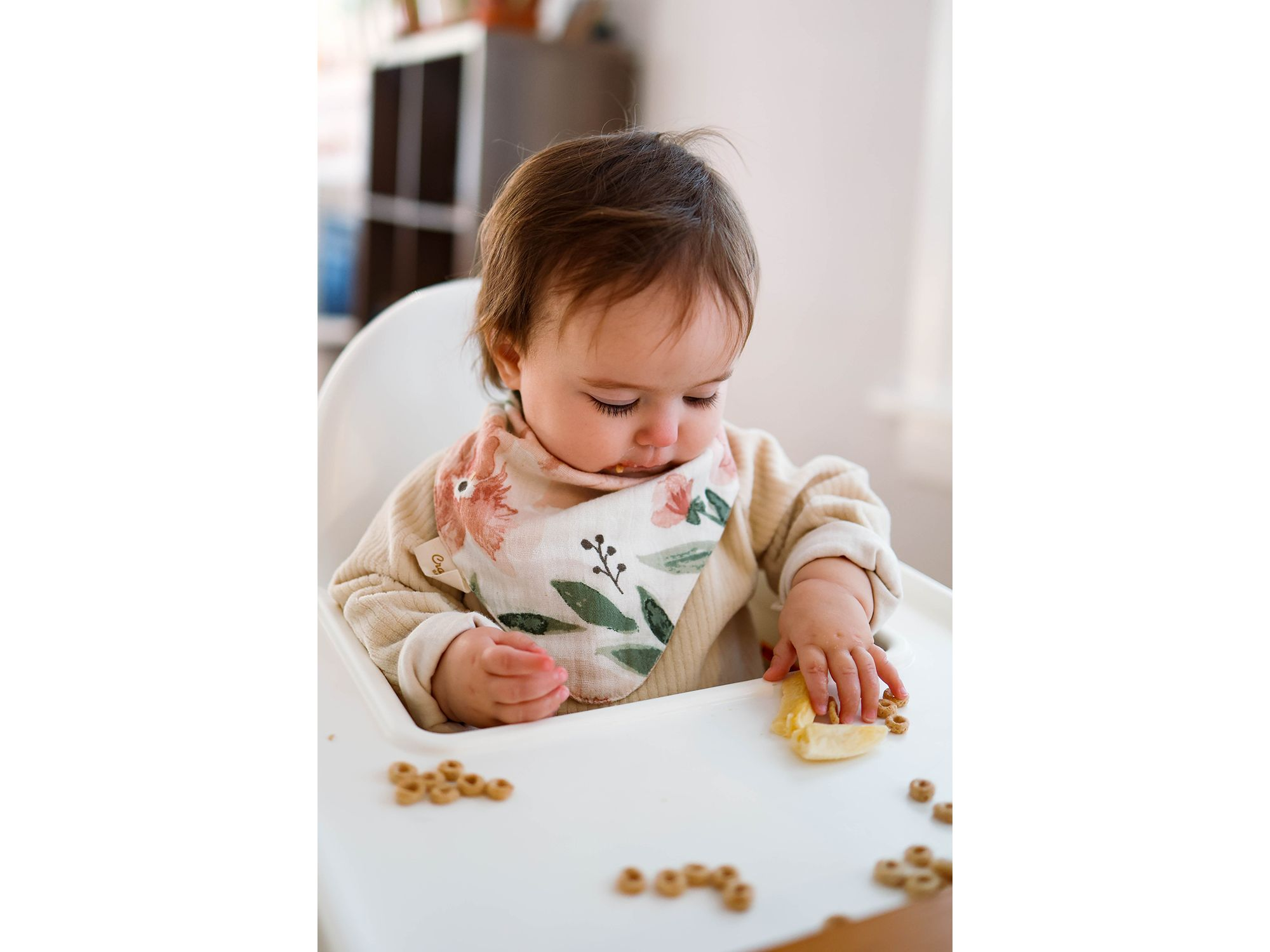 Parker Floral Muslin Bib Set, 3 Pack - Ages 0-36 Months — Image 5