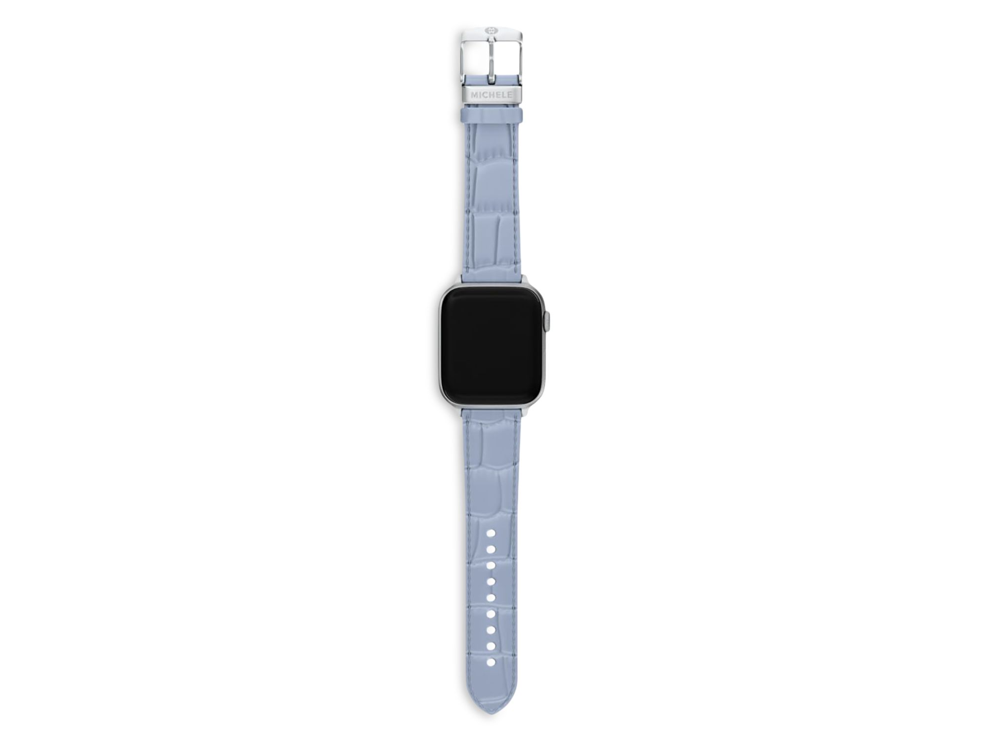 Pastel Blue Leather Band for Apple Watch®, 38/40/41/42mm and 42/44/45/46/49mm — Image 6
