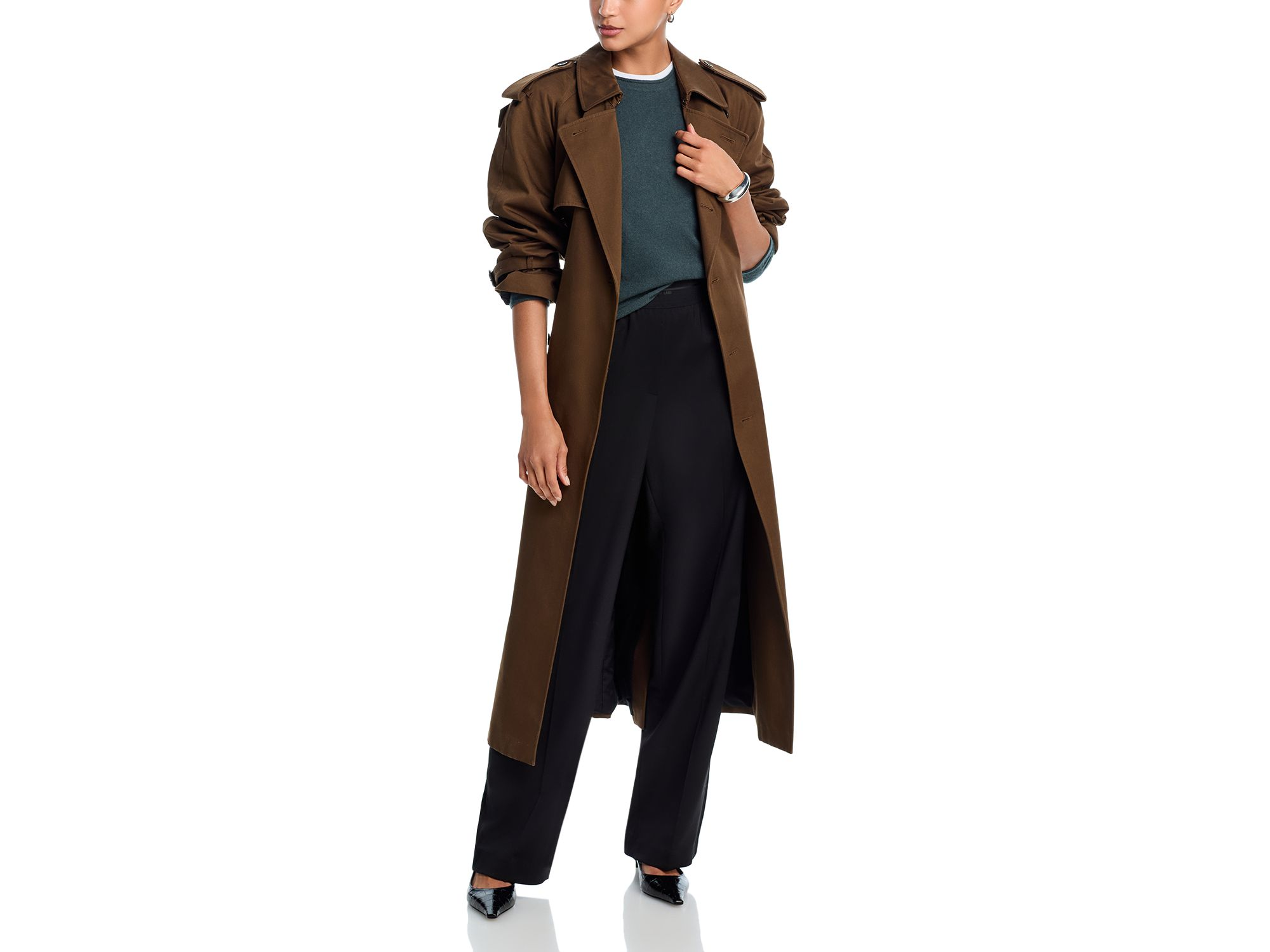 100% Cashmere Rolled Edge Sweater - Exclusive — Image 4
