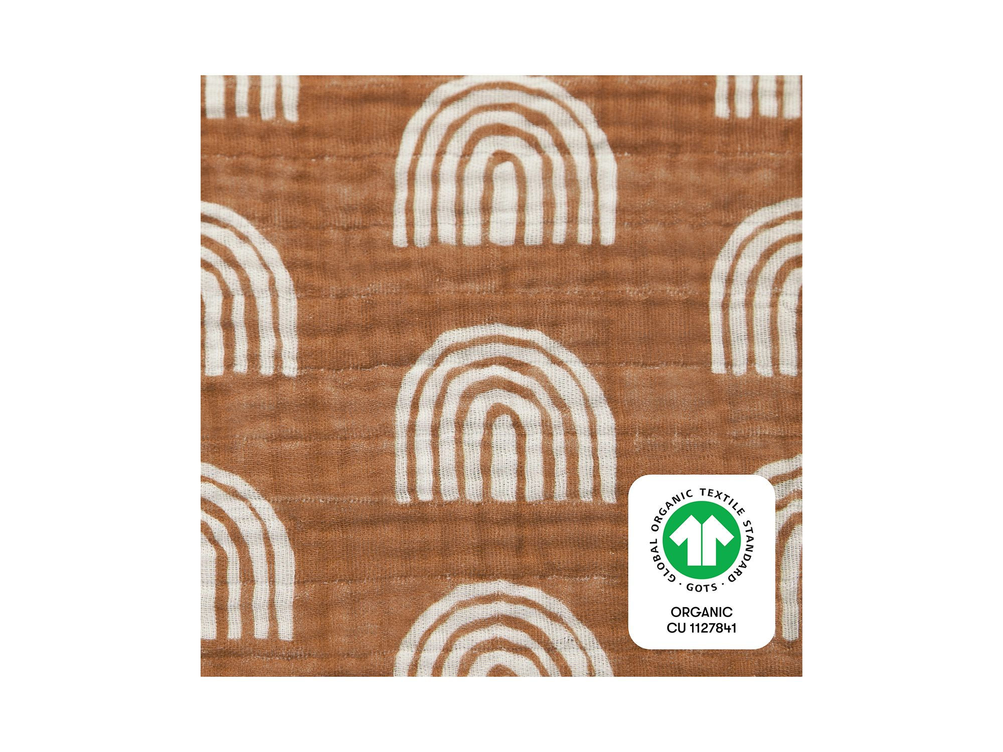 Mini Crib Sheet in GOTS Certified Organic Muslin Cotton — Image 3
