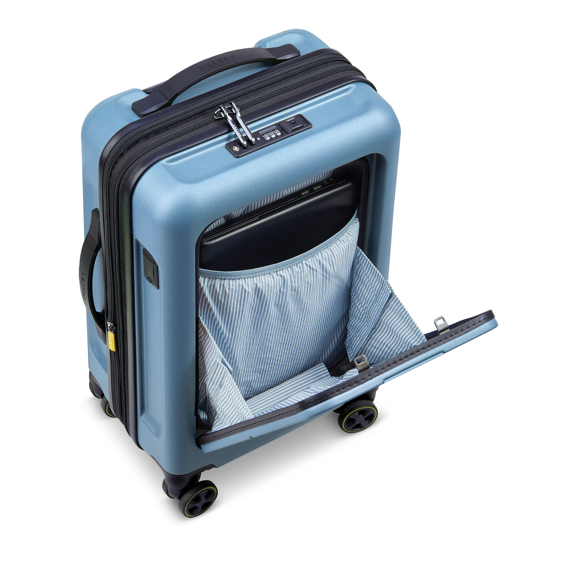 Turenne 2.0 Front Pocket Carry On Spinner Suitcase — Image 10