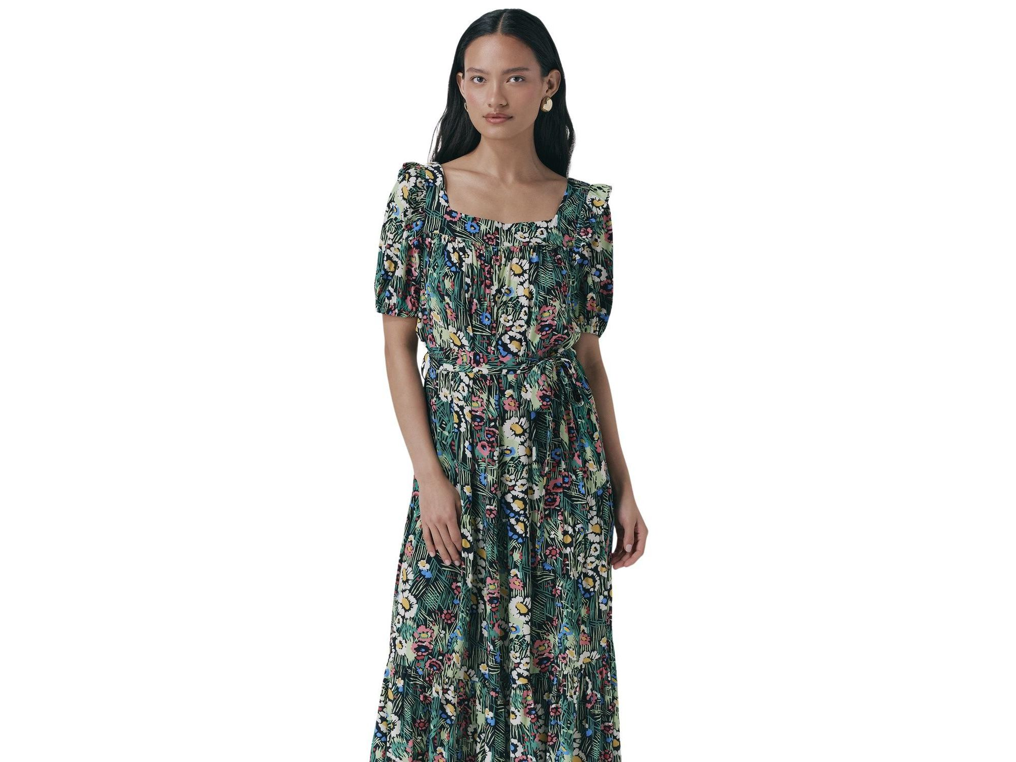 Georgia Tiered Floral Midi Dress — Image 3