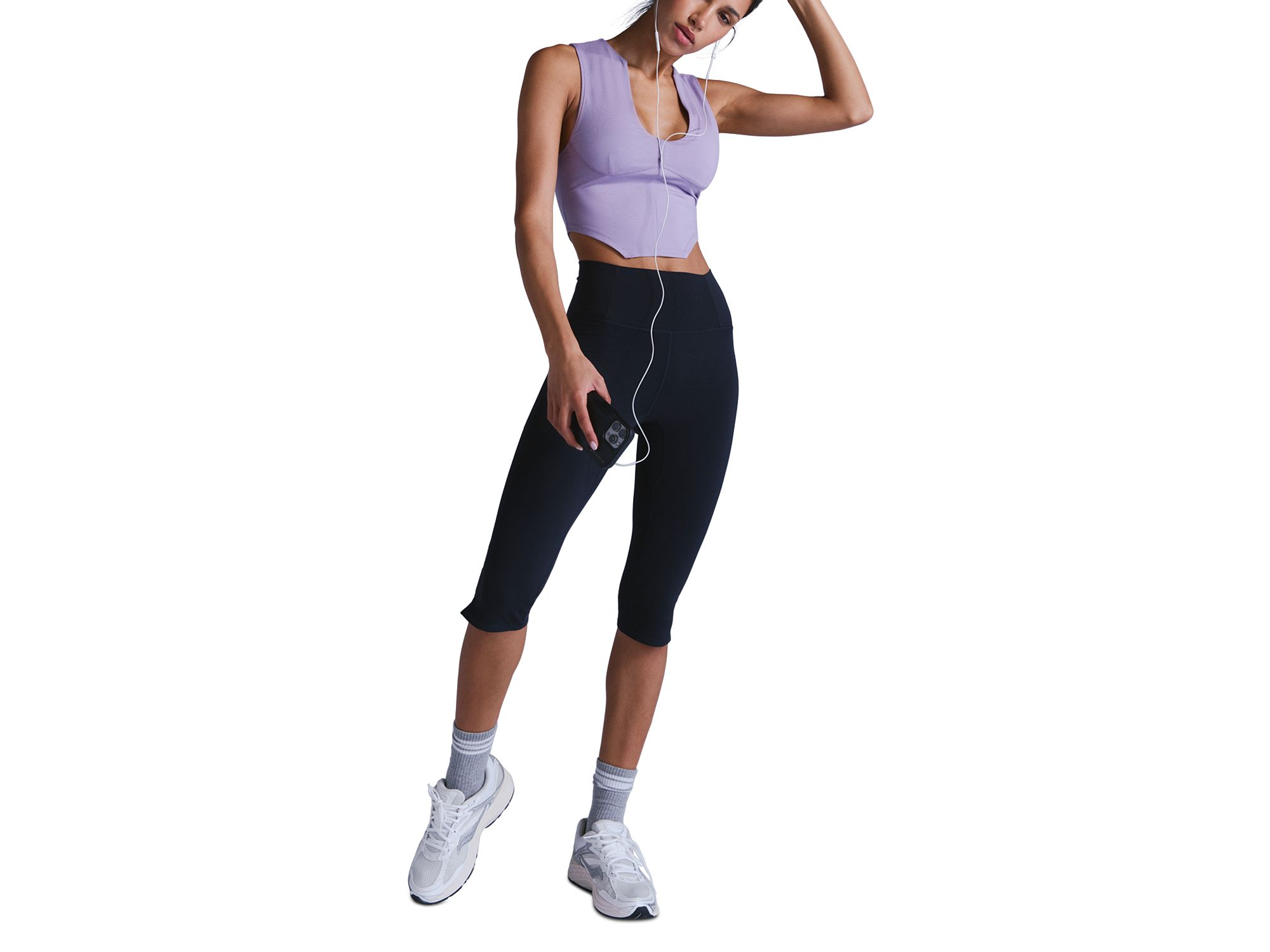 Never Better Mini Flare Cropped Leggings — Image 7