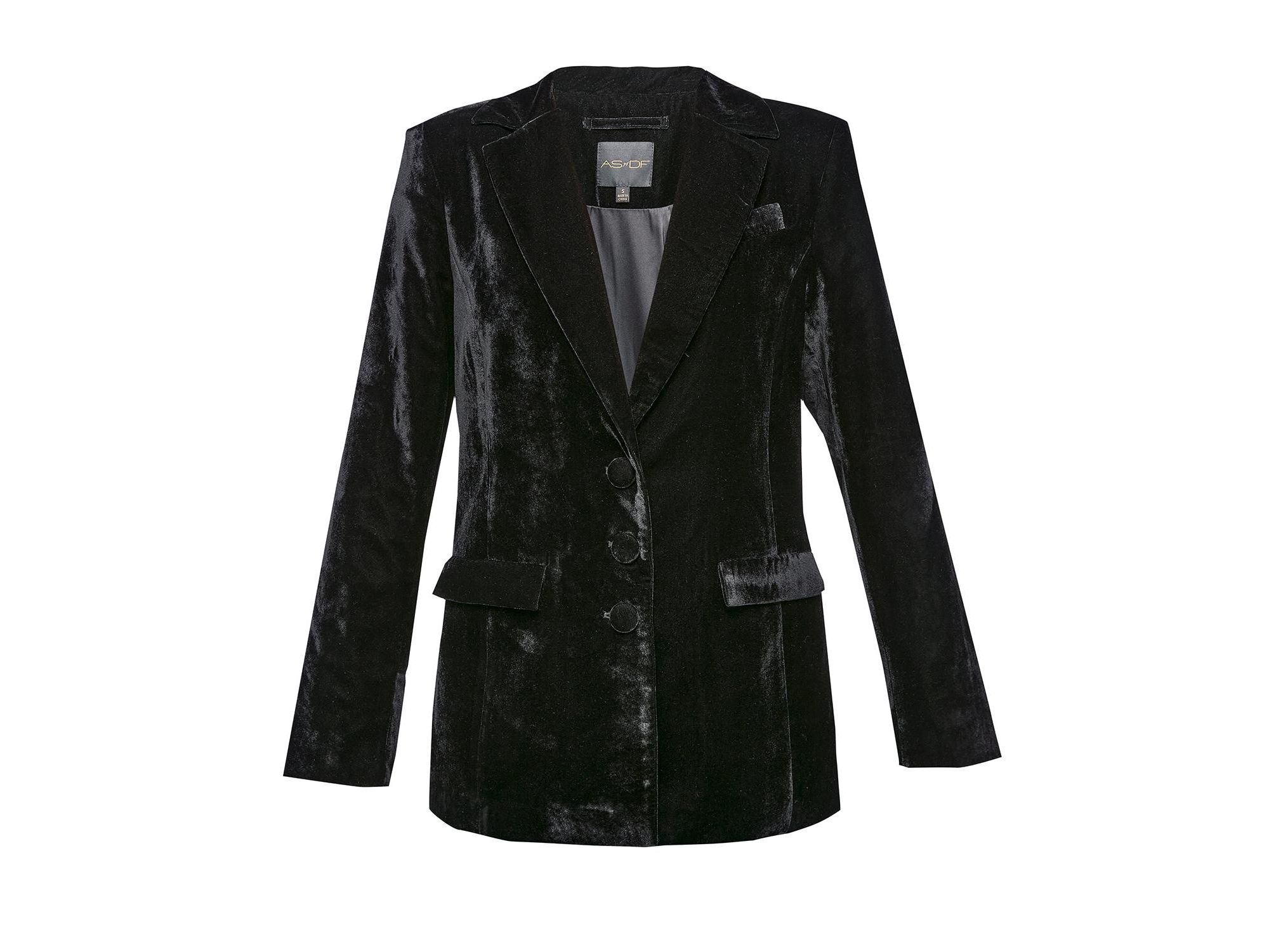 Fiona Velvet Boyfriend Blazer — Image 3