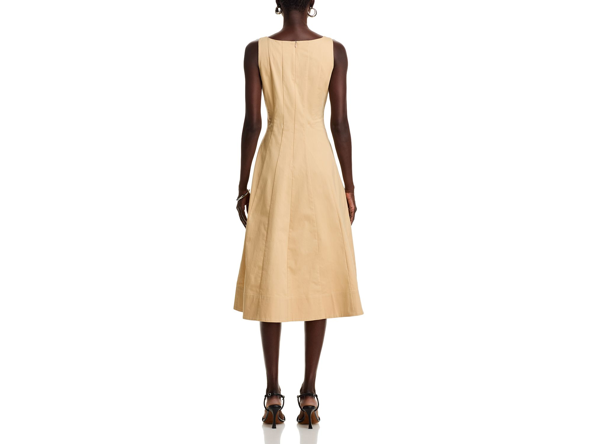 Paneled Midi Dress - Exclusive — Image 4