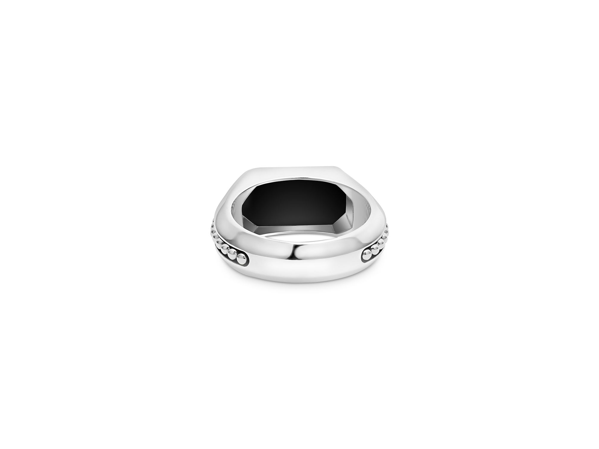 Men's Sterling Silver Anthem Onyx Octagon Ring — Image 4