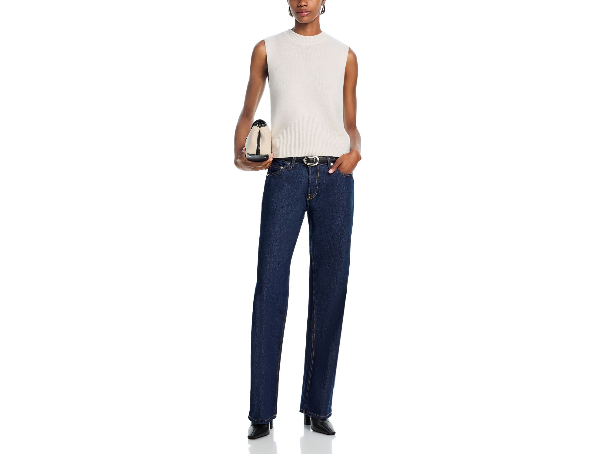 100% Cashmere Crewneck Sweater Vest - Exclusive — Image 4