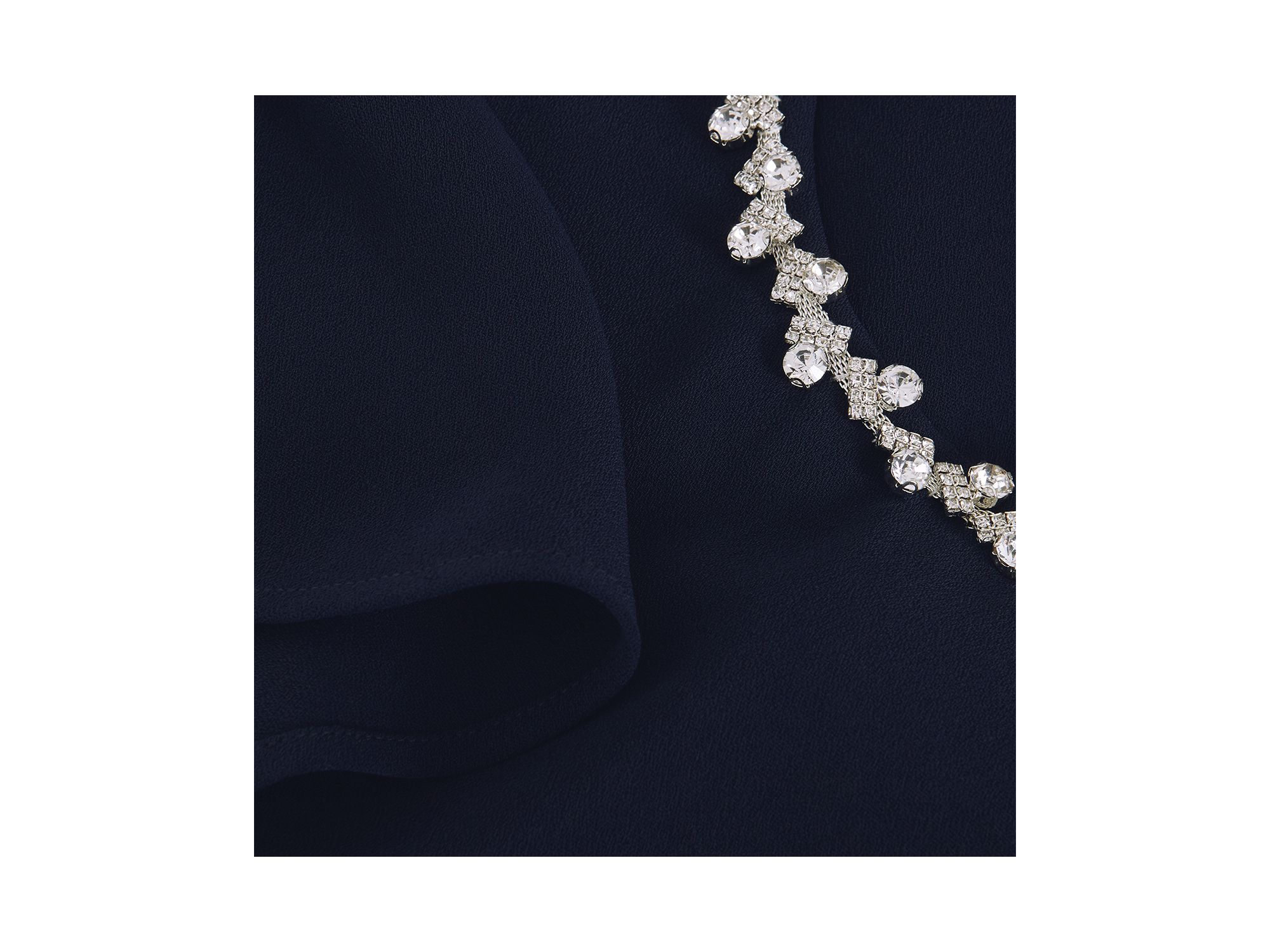 Orwen Rhinestone Neck Jumpsuit — Image 4