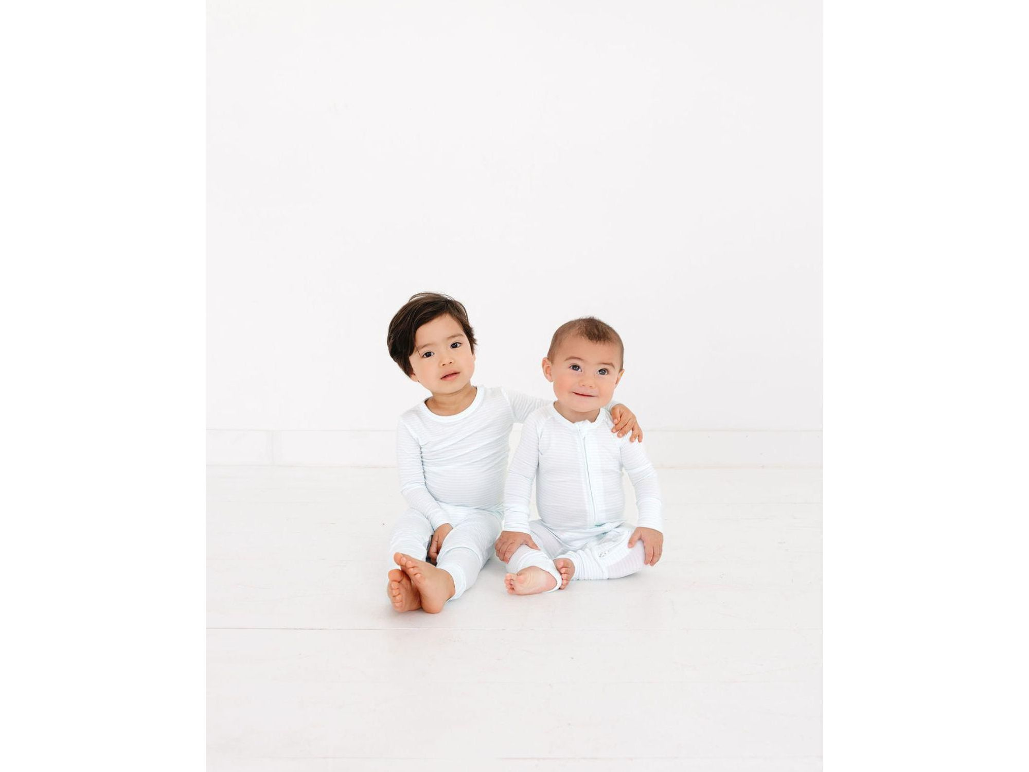 Boys' Cloud Stripe Bamboo Sleeper - Baby — Image 6