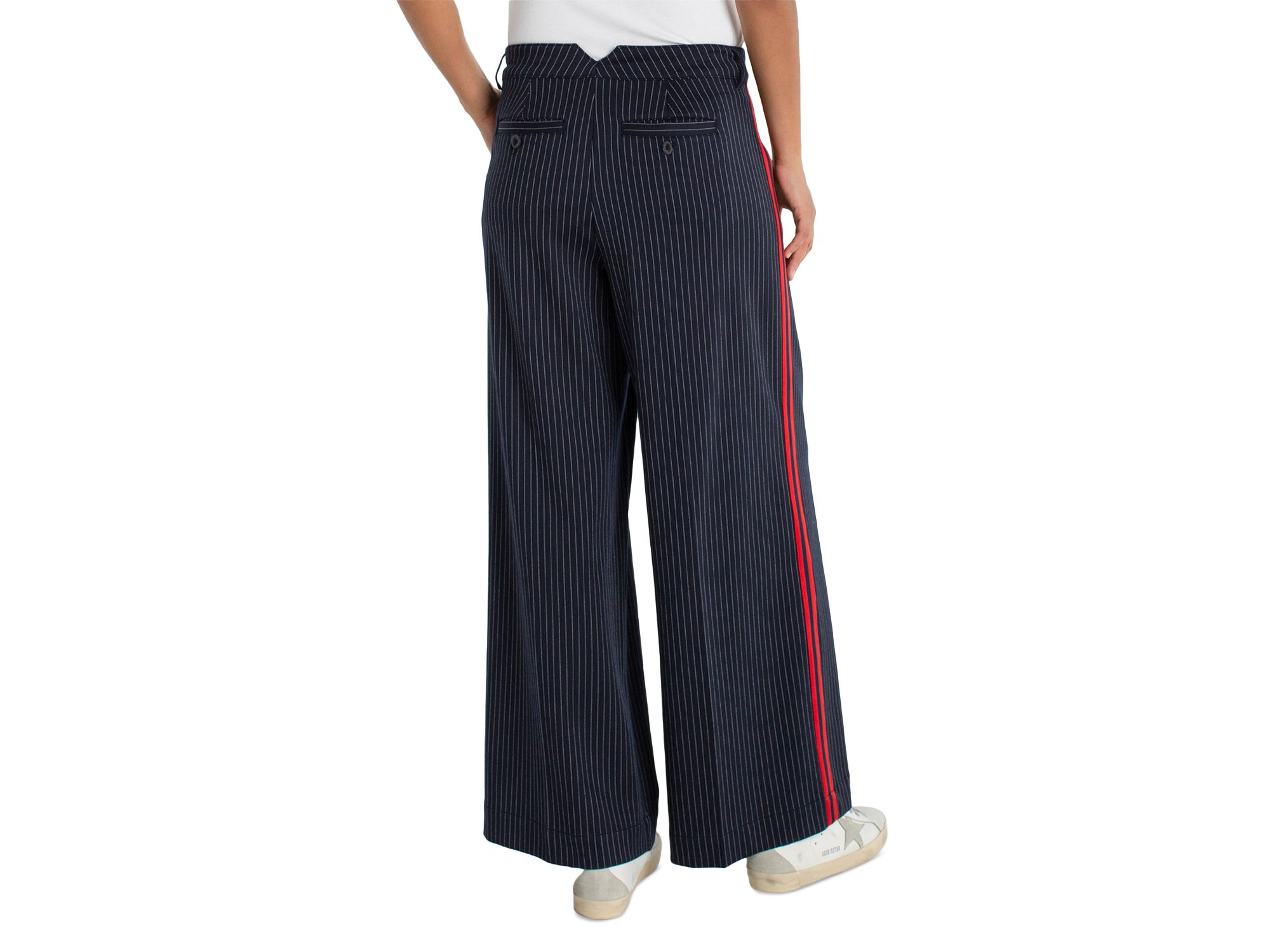 Pleated Wide Leg Pants — Image 3