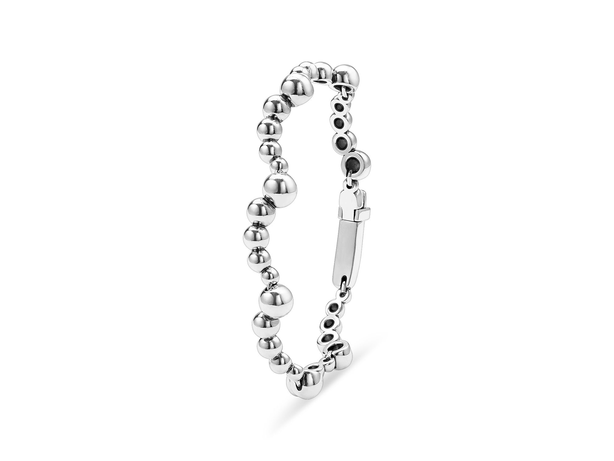 Sterling Caviar Bubbly Beaded Scallop Bracelet — Image 5