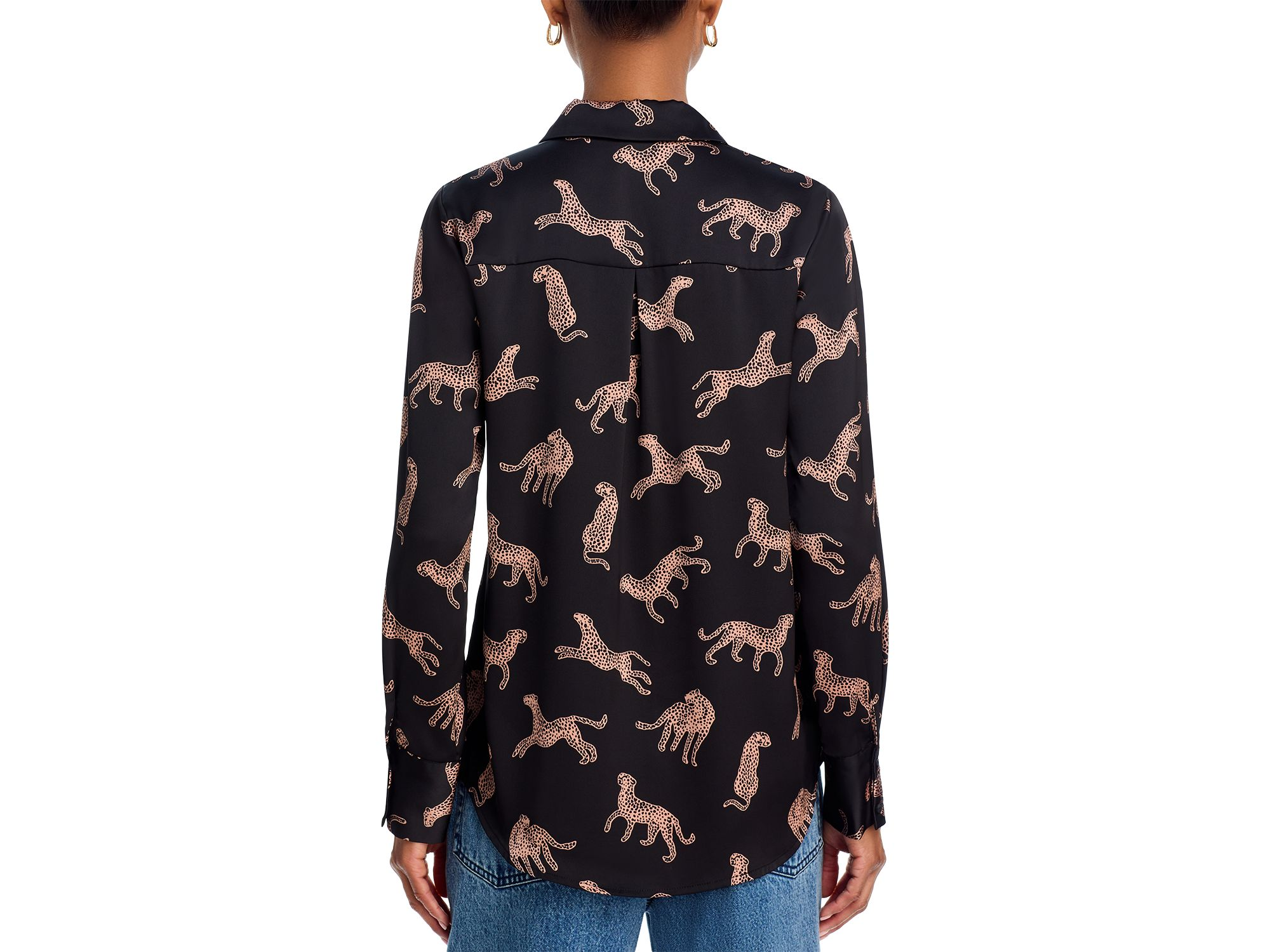 Leopard Button Down Shirt - Exclusive — Image 3