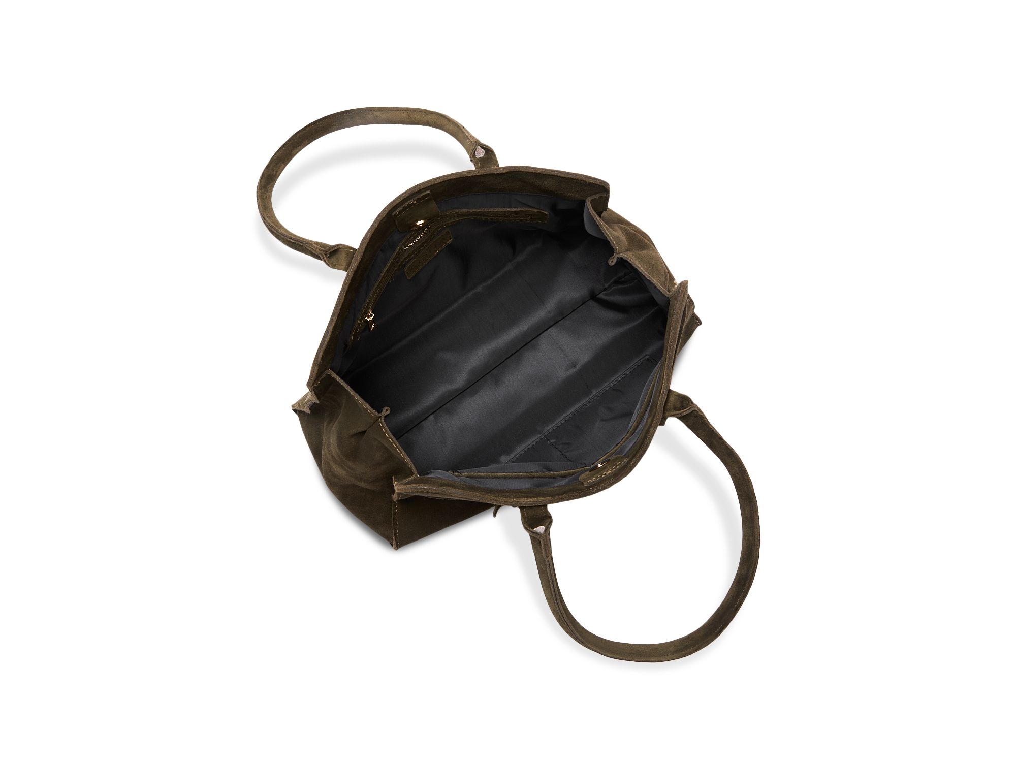 Suede Belted Shoulder Bag — Image 3